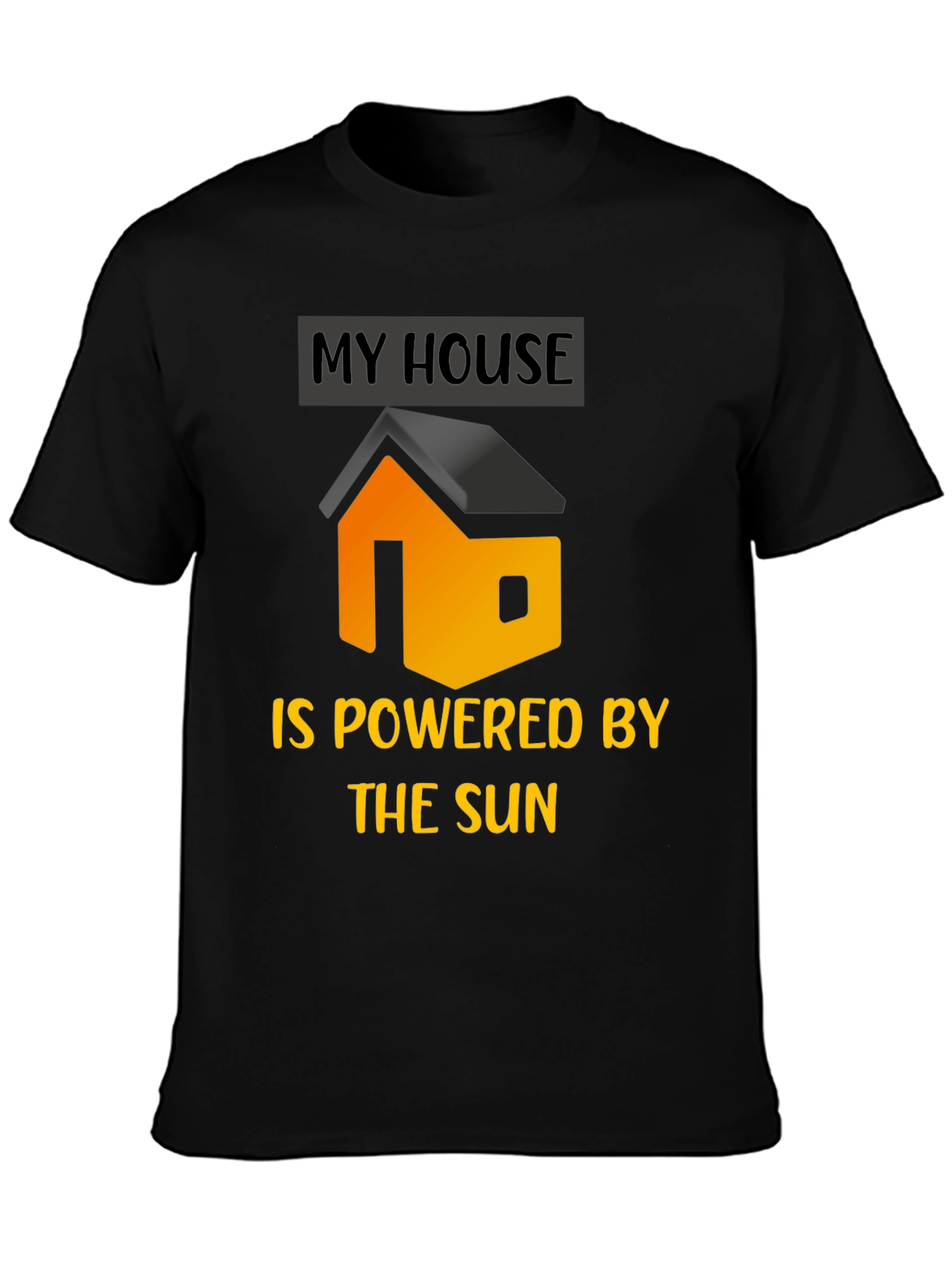 Eco-Friendly Solar Powered House T-Shirt