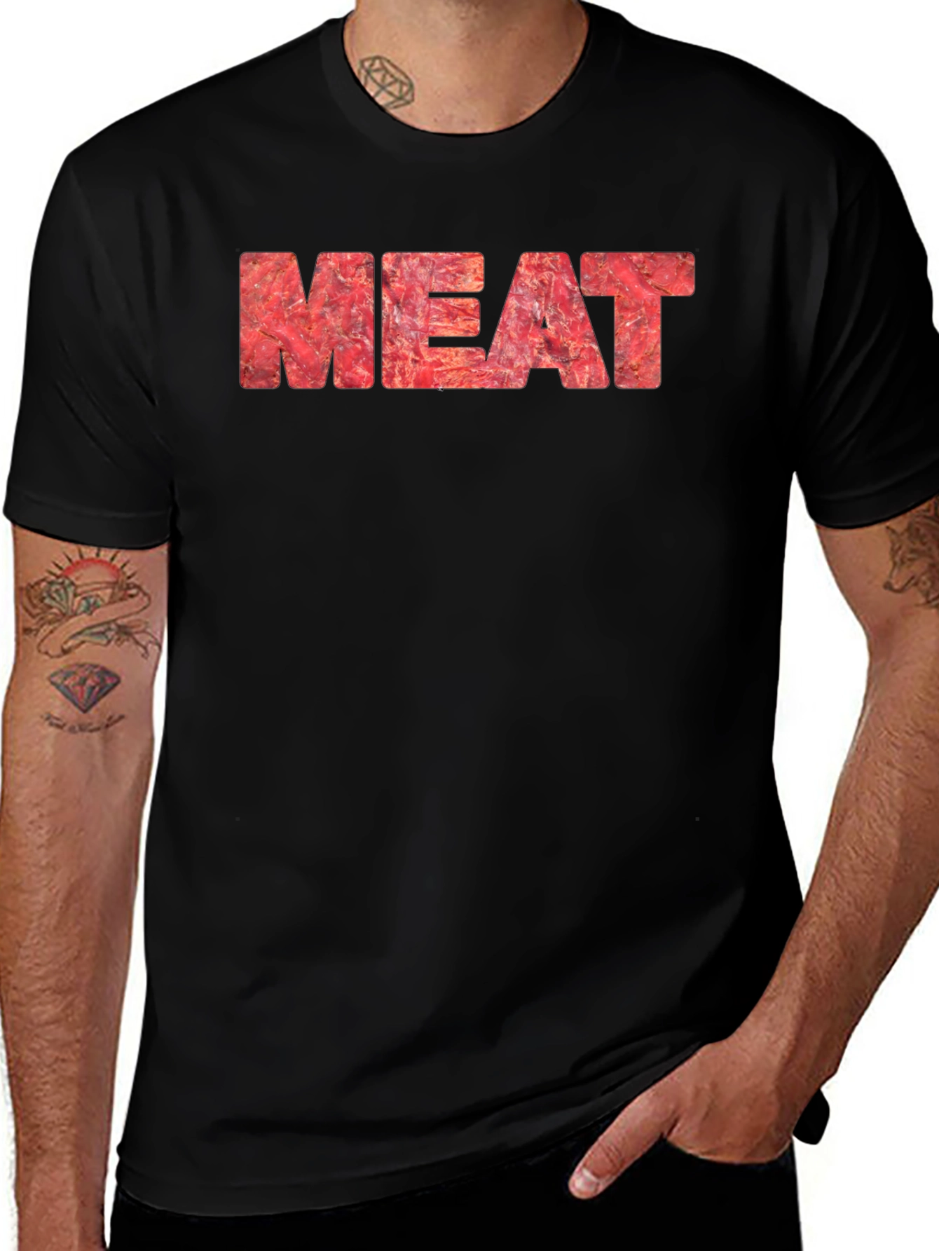 Meat Lovers Black T-Shirt