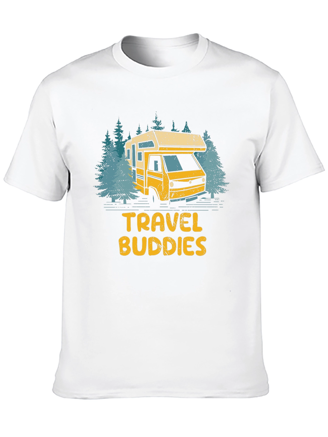 Travel Buddies RV Graphic T-Shirt - Camping Adventure Tee