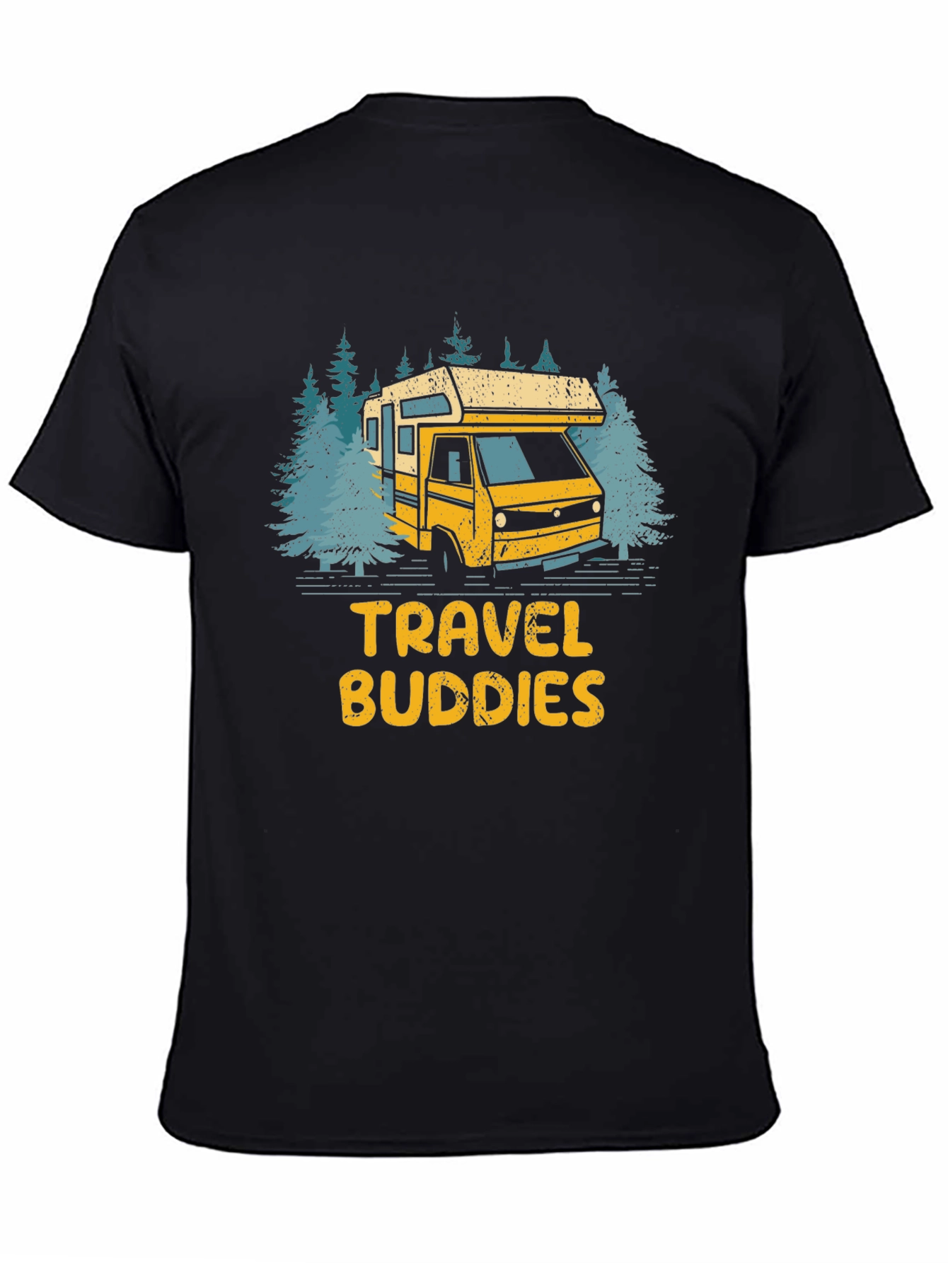 Travel Buddies RV Graphic T-Shirt - Camping Adventure Tee