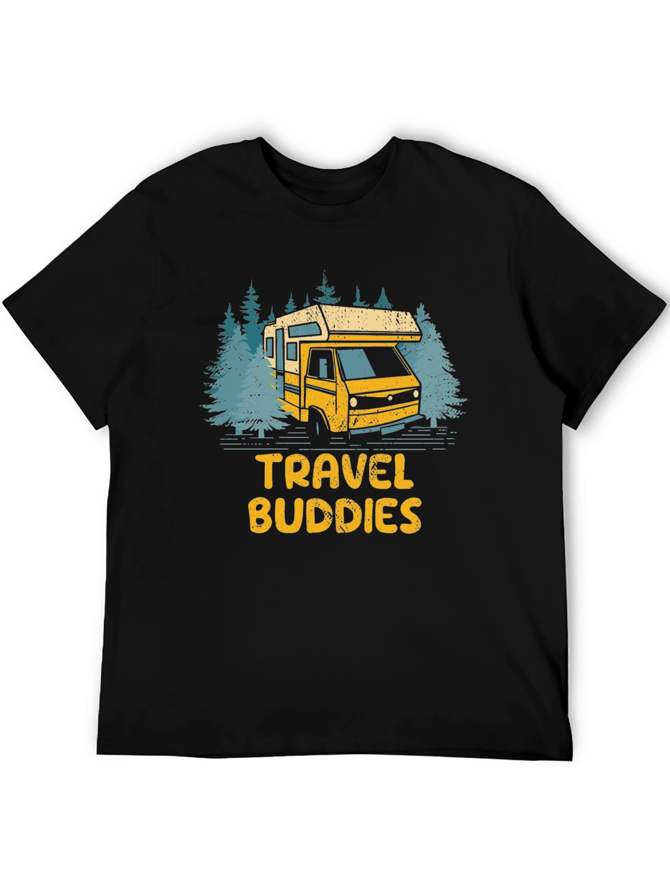 Travel Buddies RV Graphic T-Shirt - Camping Adventure Tee