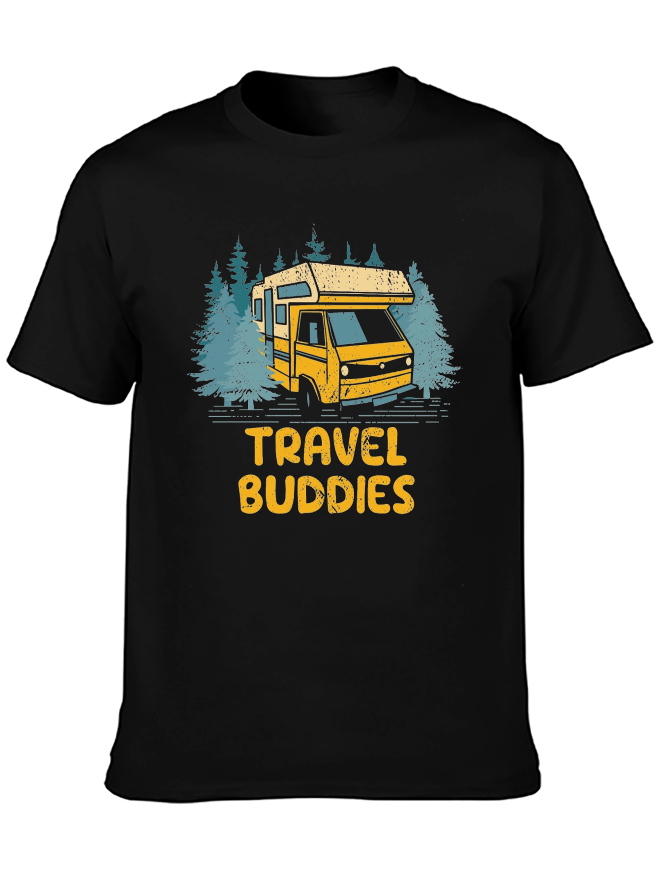Travel Buddies RV Graphic T-Shirt - Camping Adventure Tee
