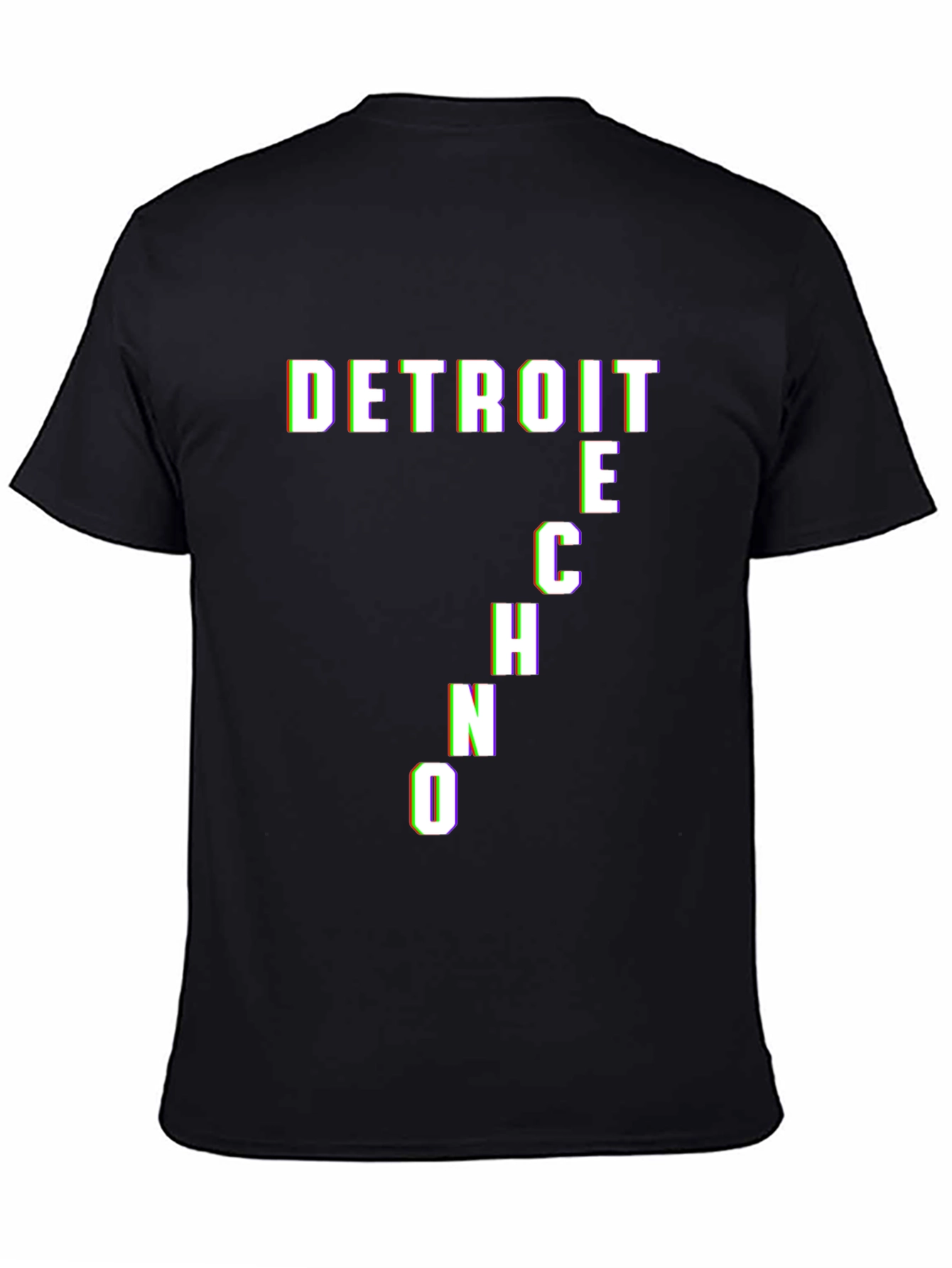 Detroit Techno Black T-Shirt