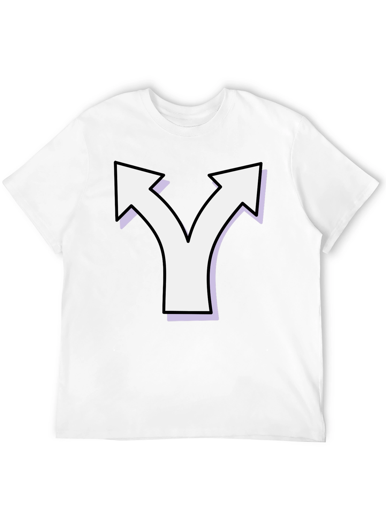 Directional Choice T-Shirt - Black Cotton Tee