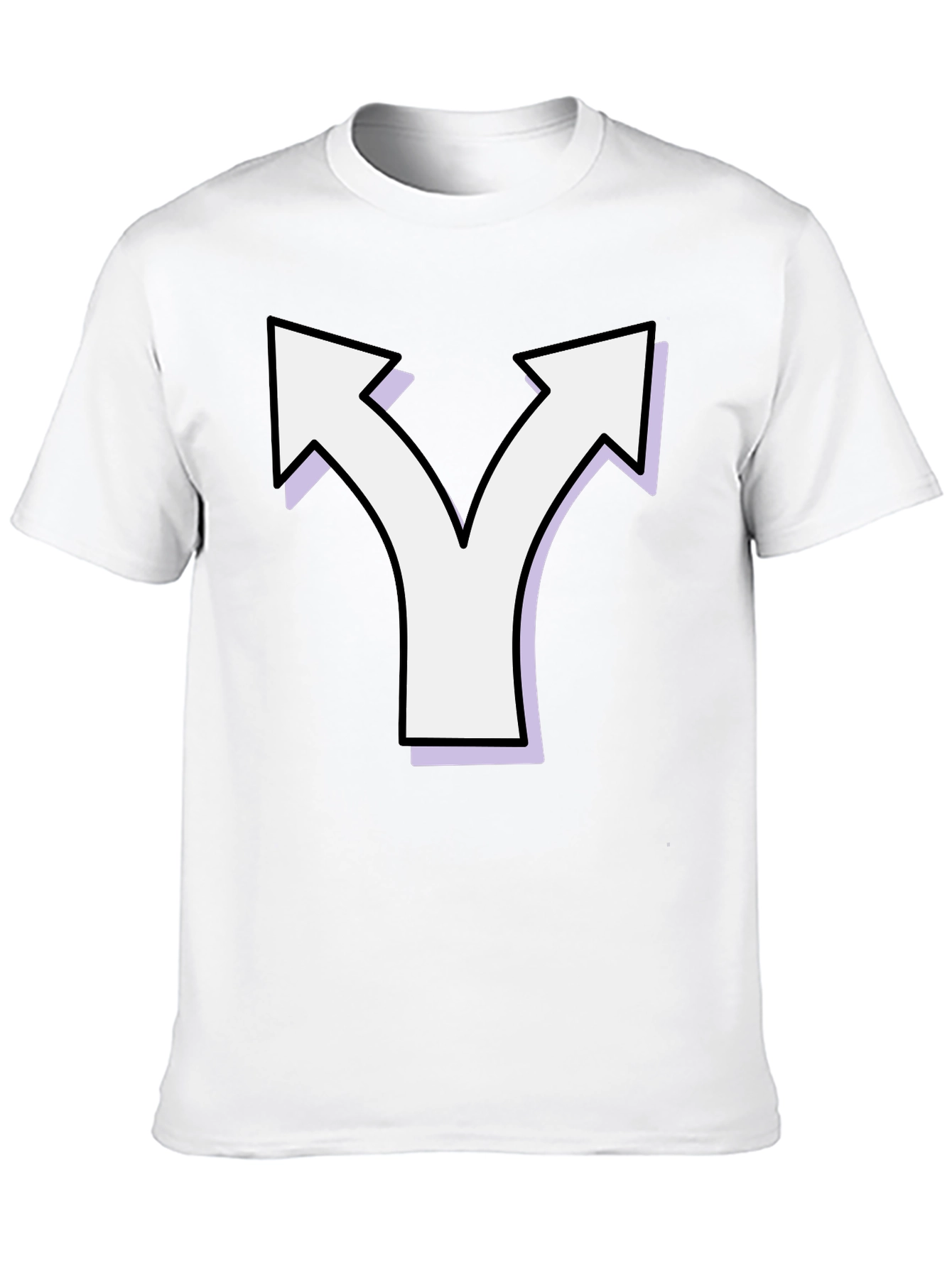 Directional Choice T-Shirt - Black Cotton Tee