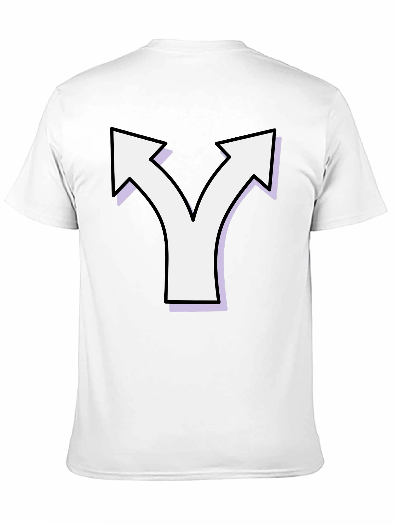 Directional Choice T-Shirt - Black Cotton Tee