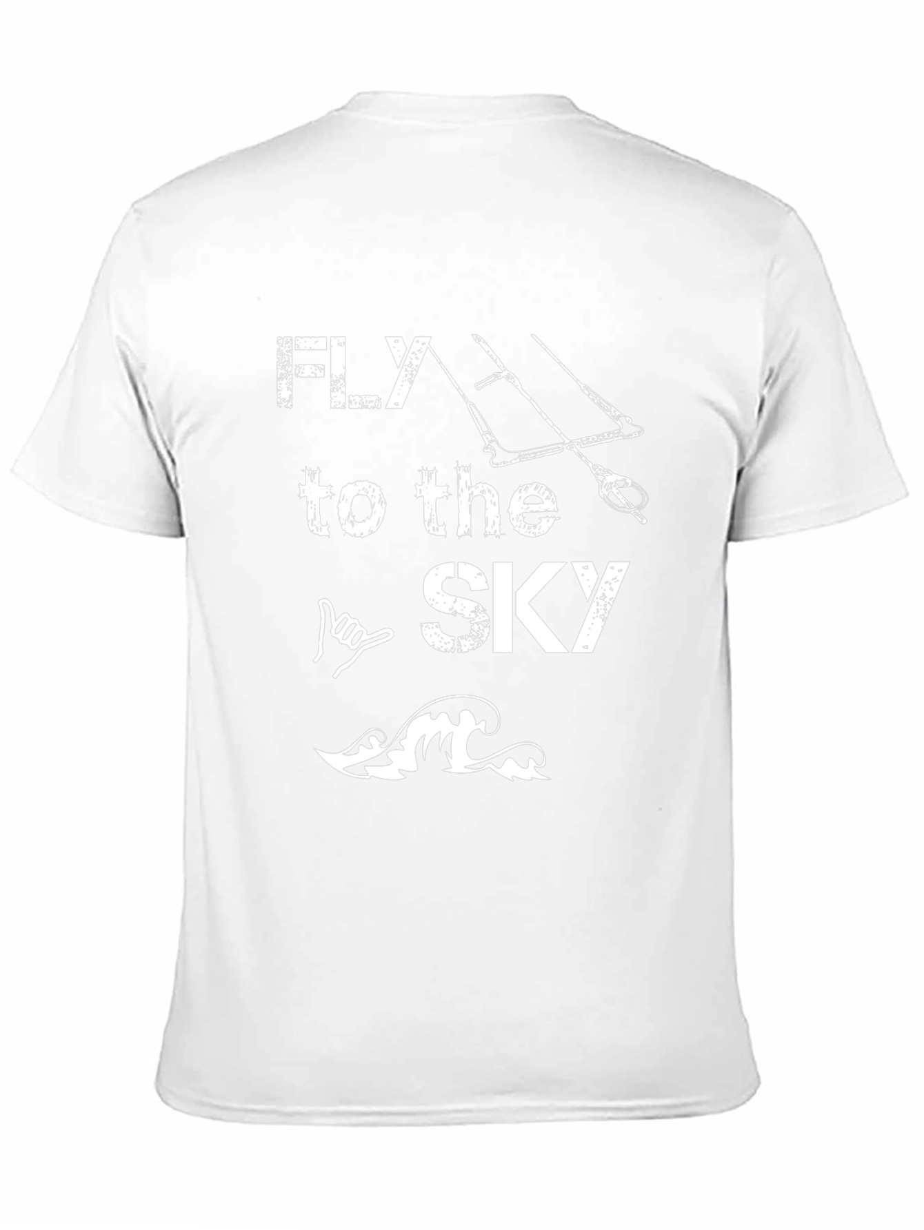 Fly to the Sky Graphic T-Shirt - Kiteboarding Design