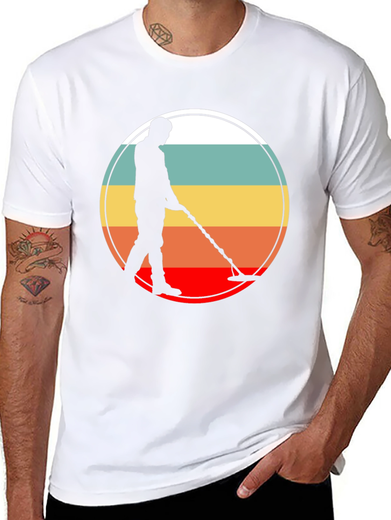 Retro Metal Detector T-Shirt