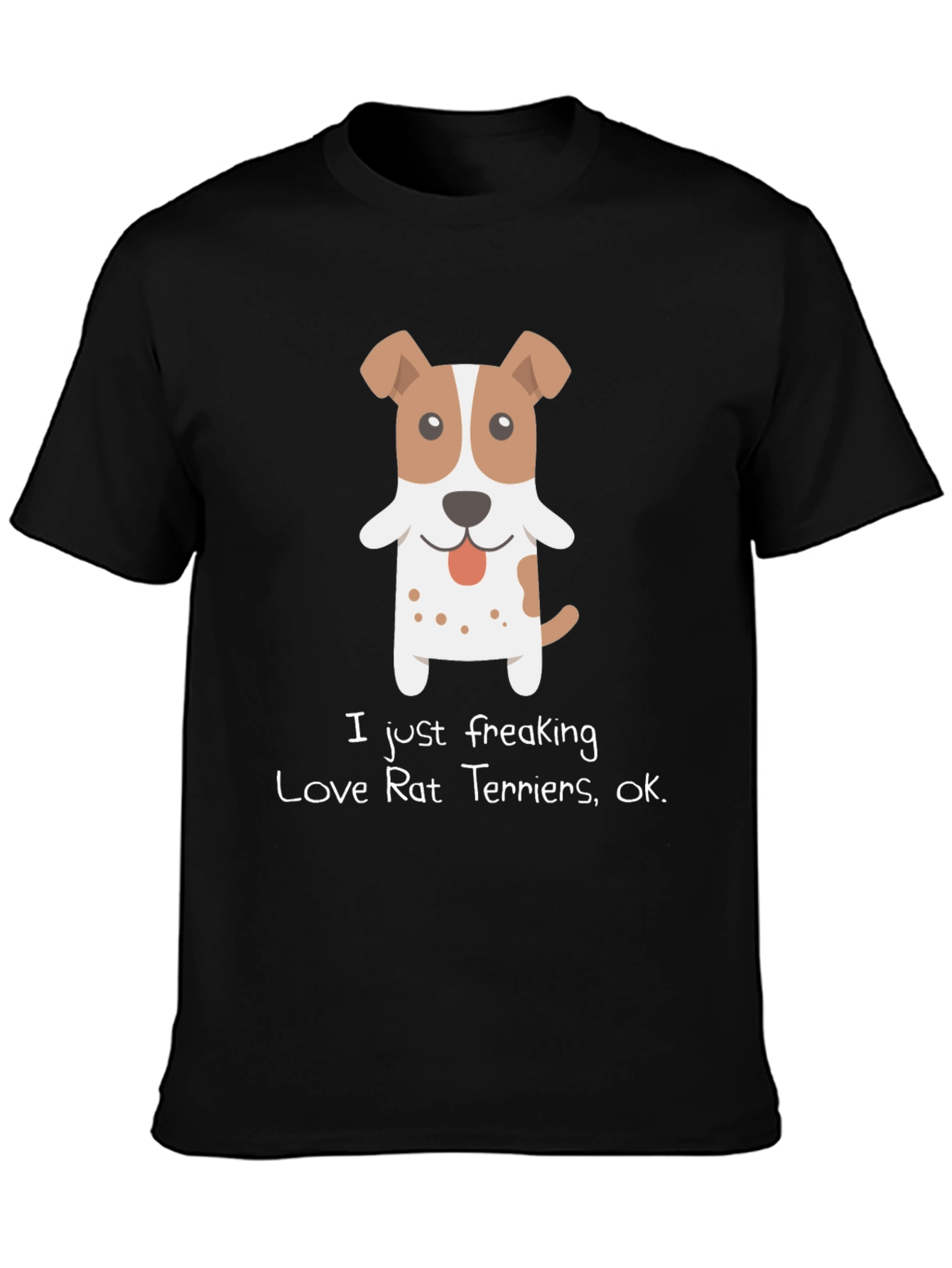 I Love Rat Terriers Graphic Tee