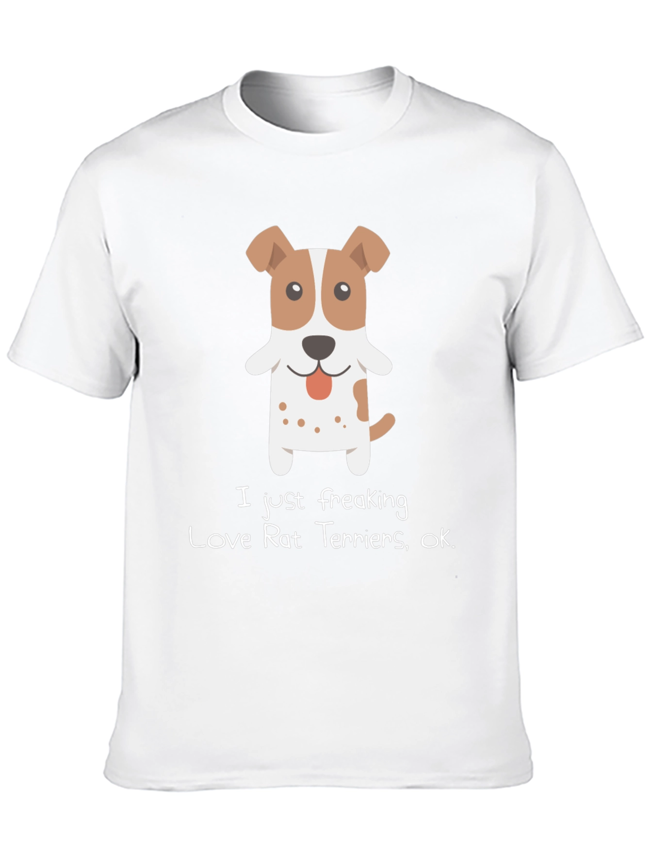 I Love Rat Terriers Graphic Tee