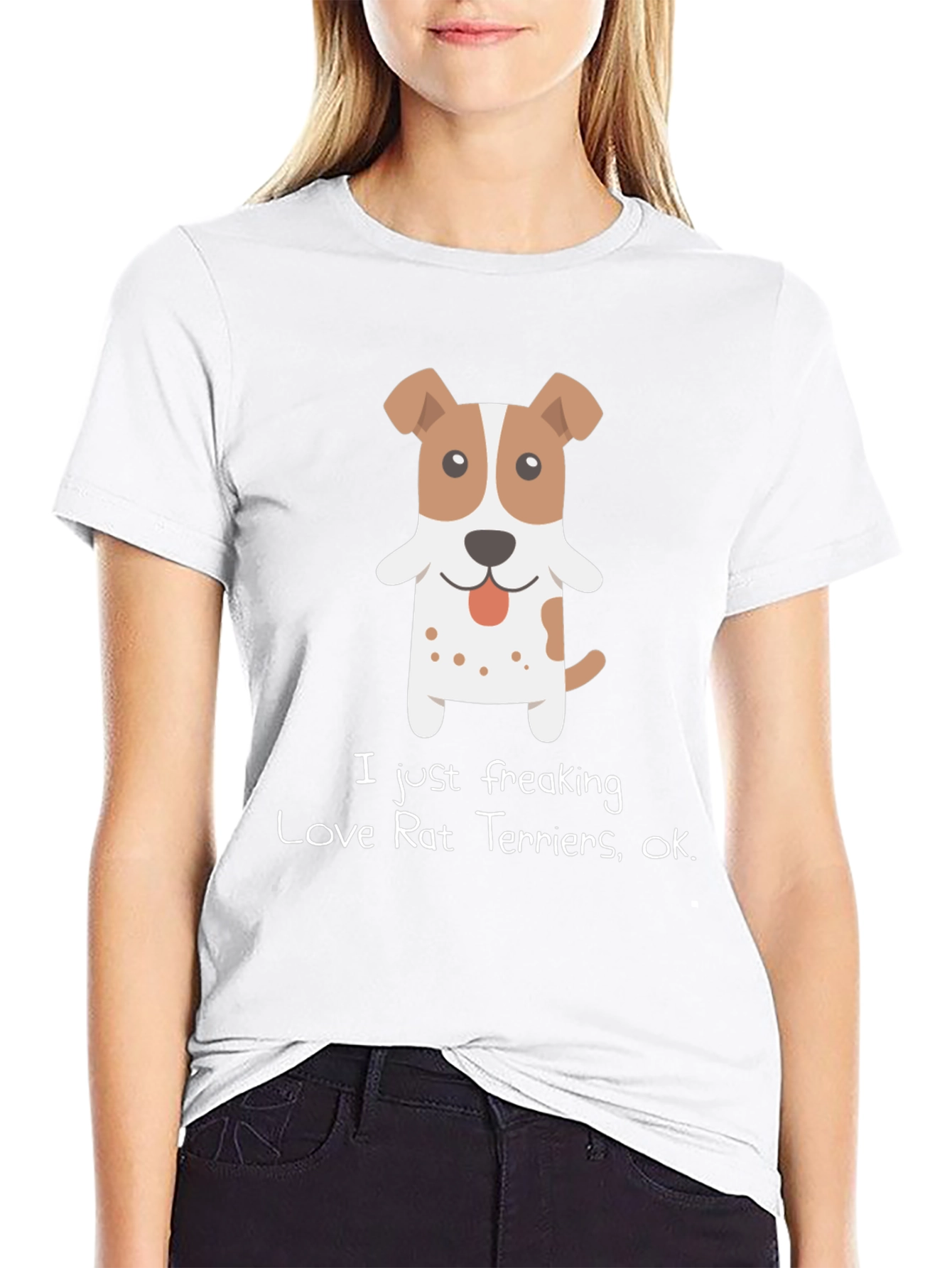 I Love Rat Terriers Graphic Tee