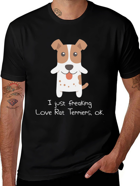 I Love Rat Terriers Graphic Tee