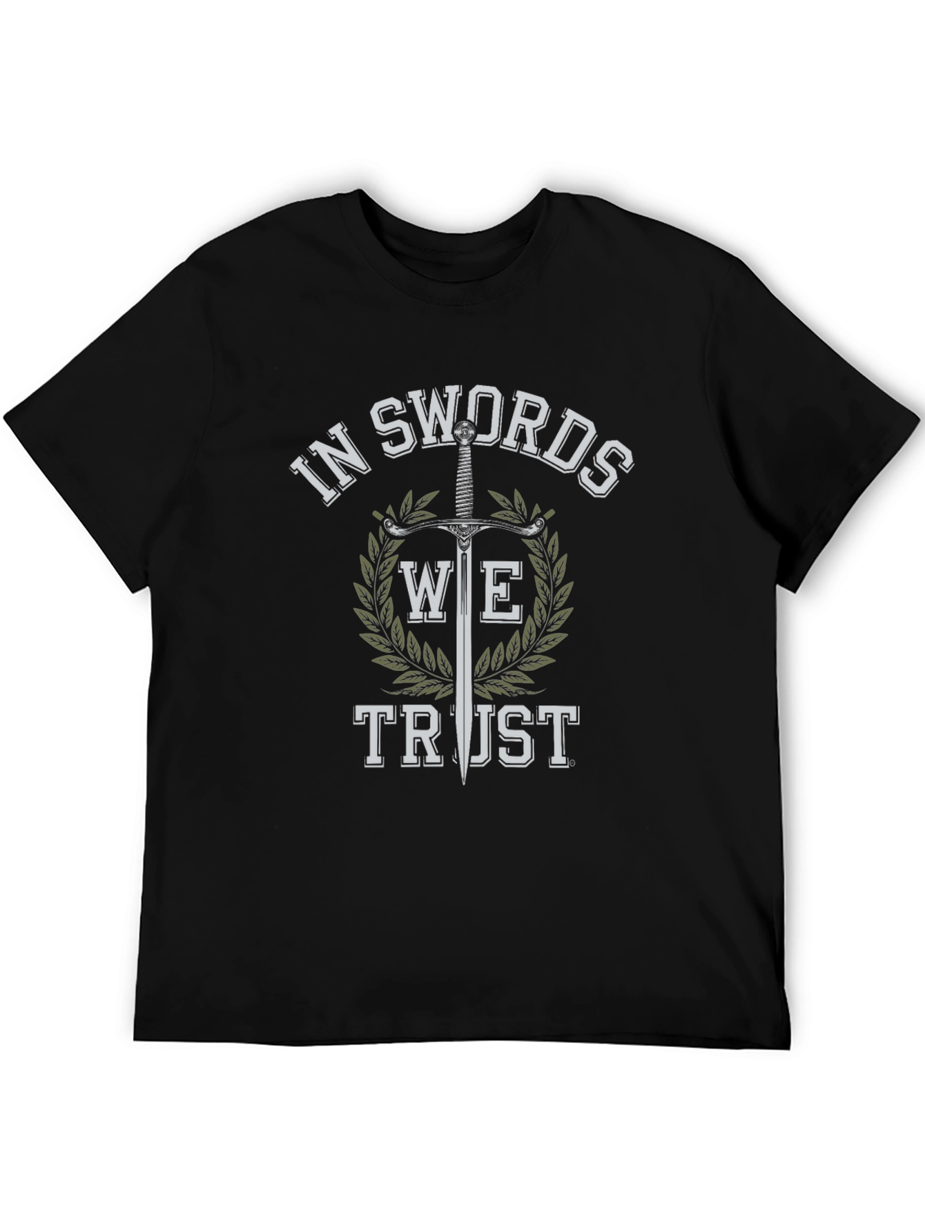 In Swords We Trust Graphic Tee - Black