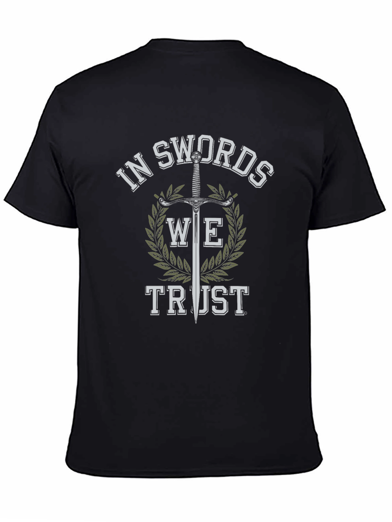In Swords We Trust Graphic Tee - Black