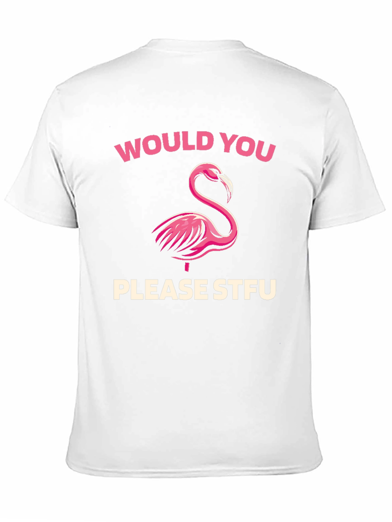 Flamingo STFU Graphic Tee - Casual Black T-Shirt