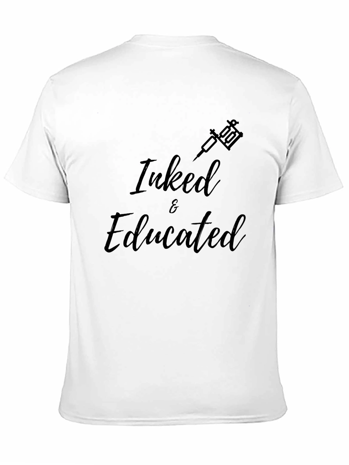 Inked & Educated Black Graphic Tee