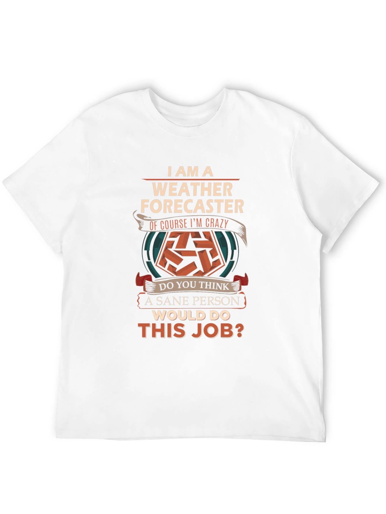 Weather Forecaster Crazy Job T-Shirt