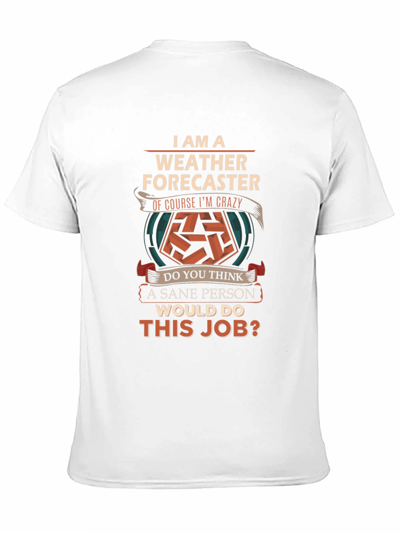 Weather Forecaster Crazy Job T-Shirt