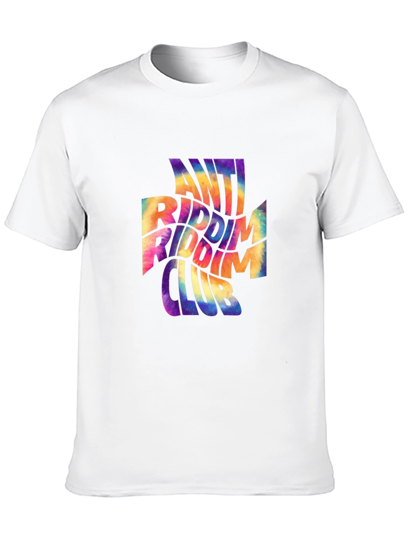 Anti Riddim Club Graphic Tee - Black Cotton T-Shirt