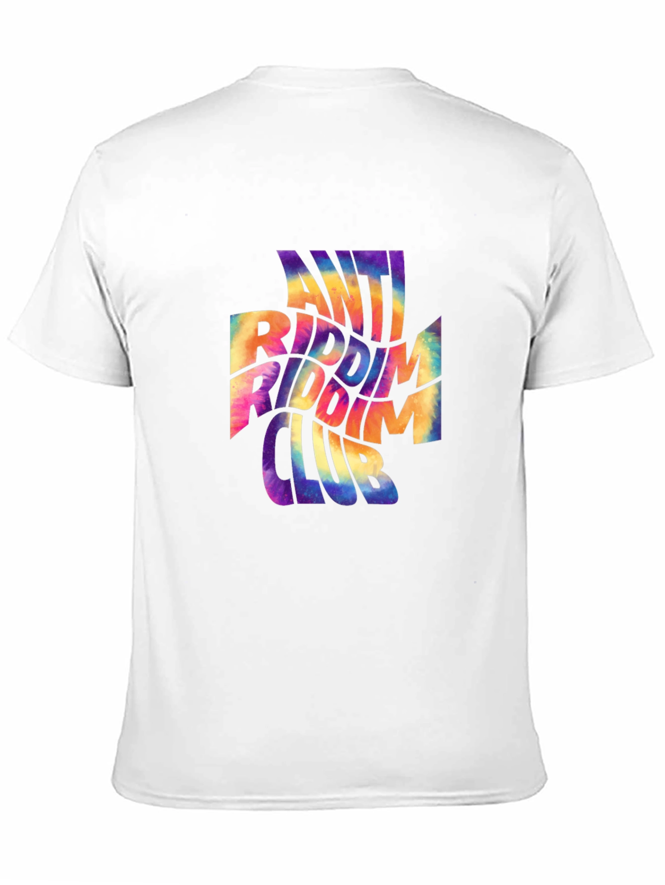 Anti Riddim Club Graphic Tee - Black Cotton T-Shirt