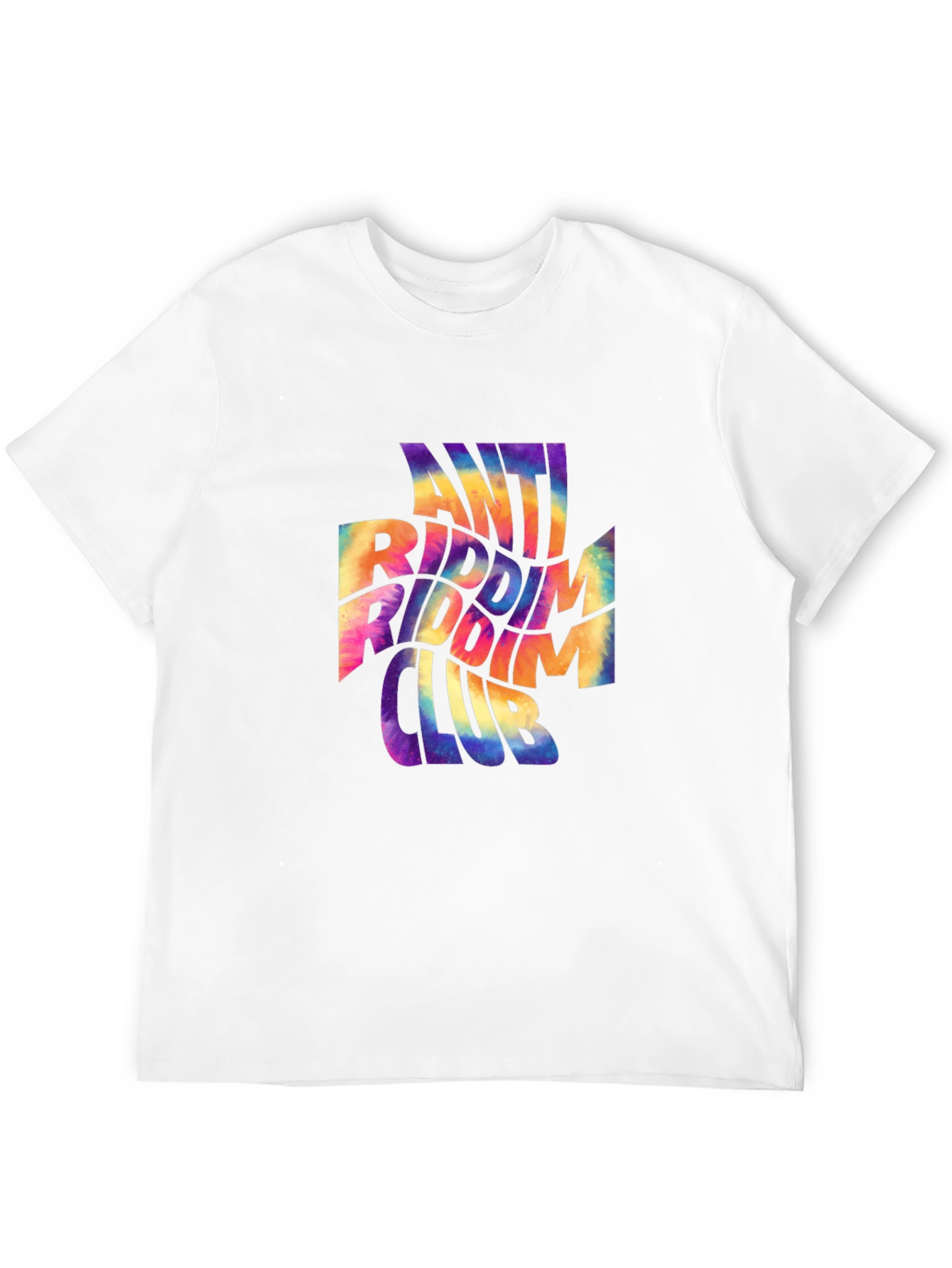 Anti Riddim Club Graphic Tee - Black Cotton T-Shirt