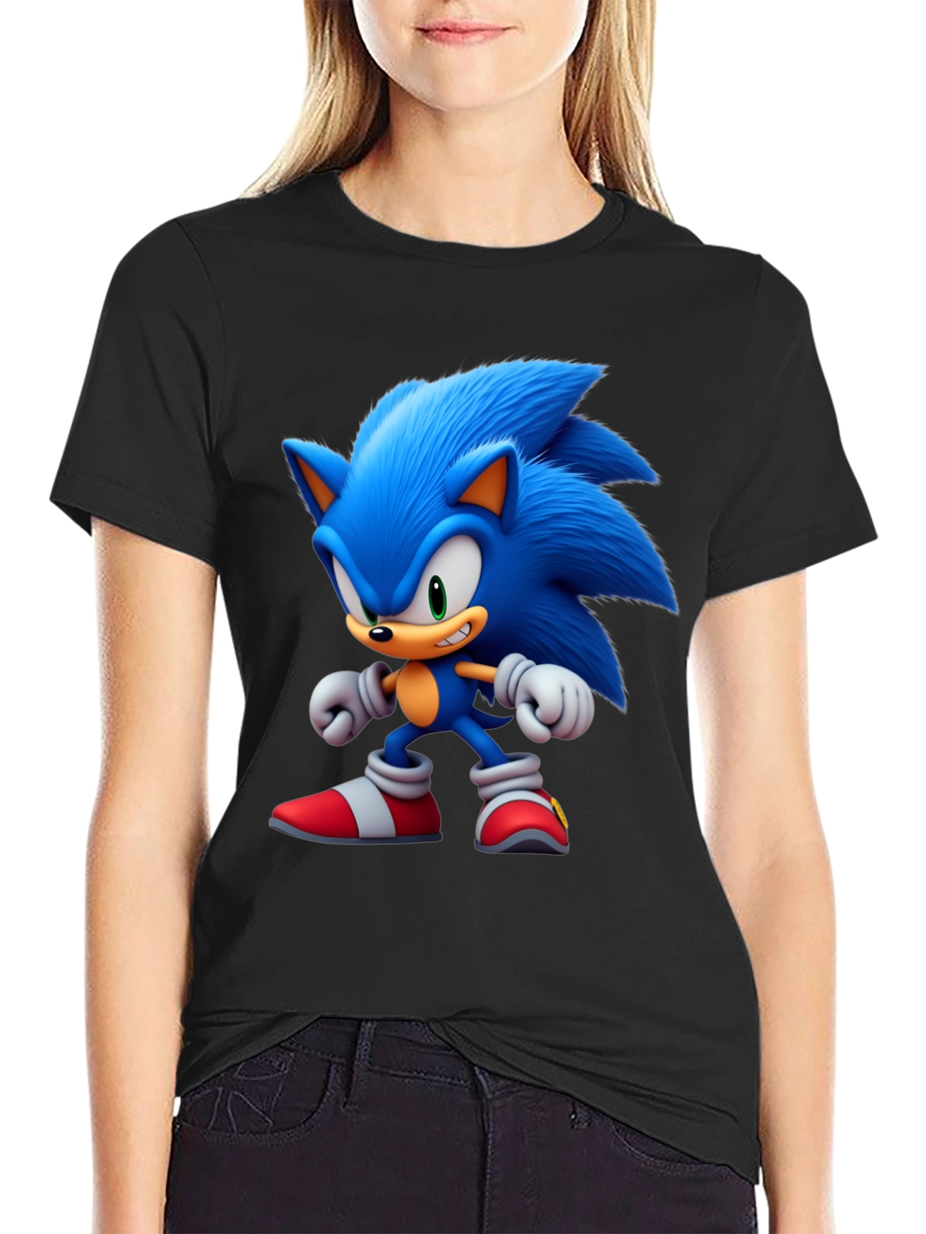 Sonic the Hedgehog Black T-Shirt