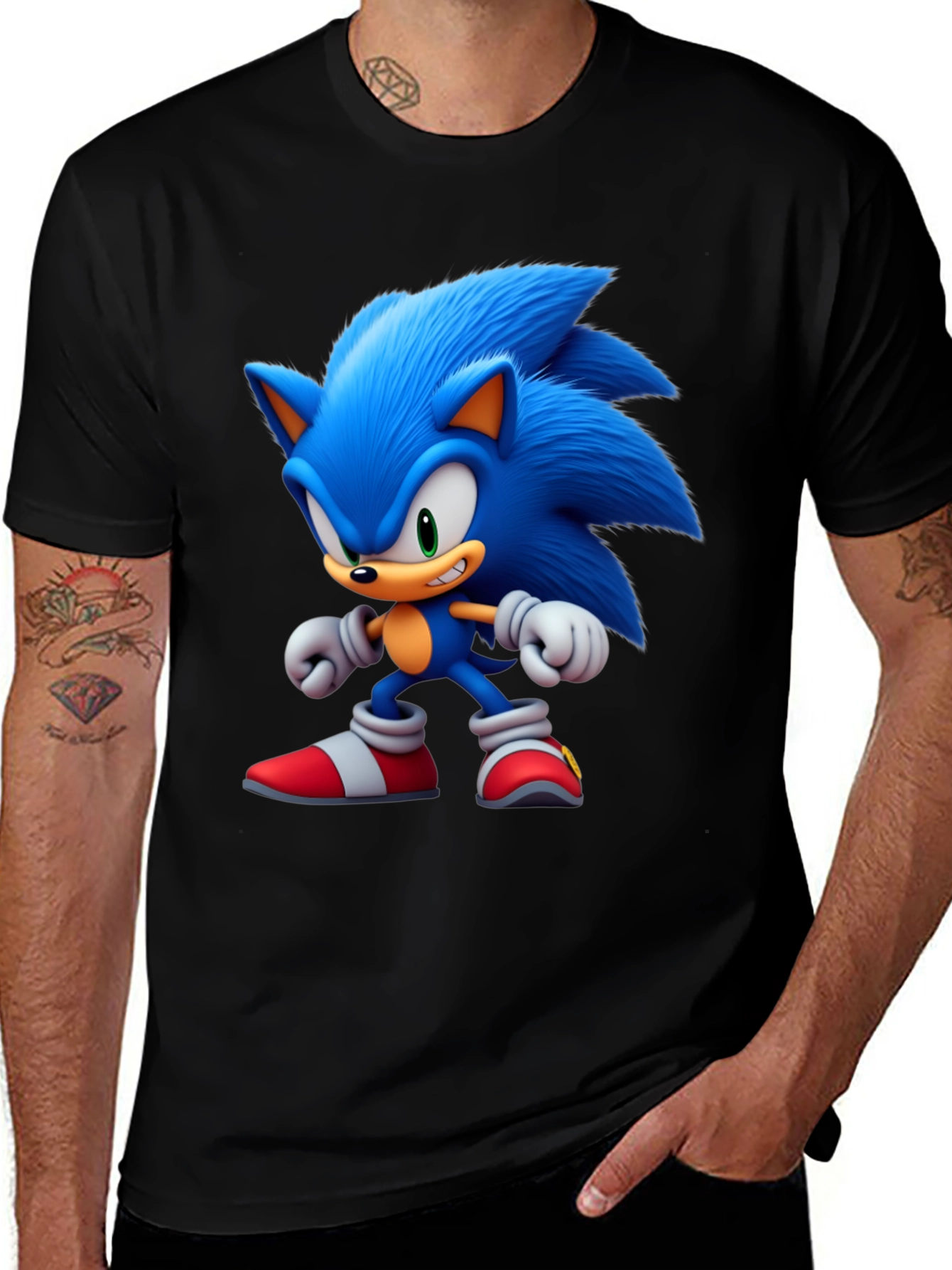 Sonic the Hedgehog Black T-Shirt