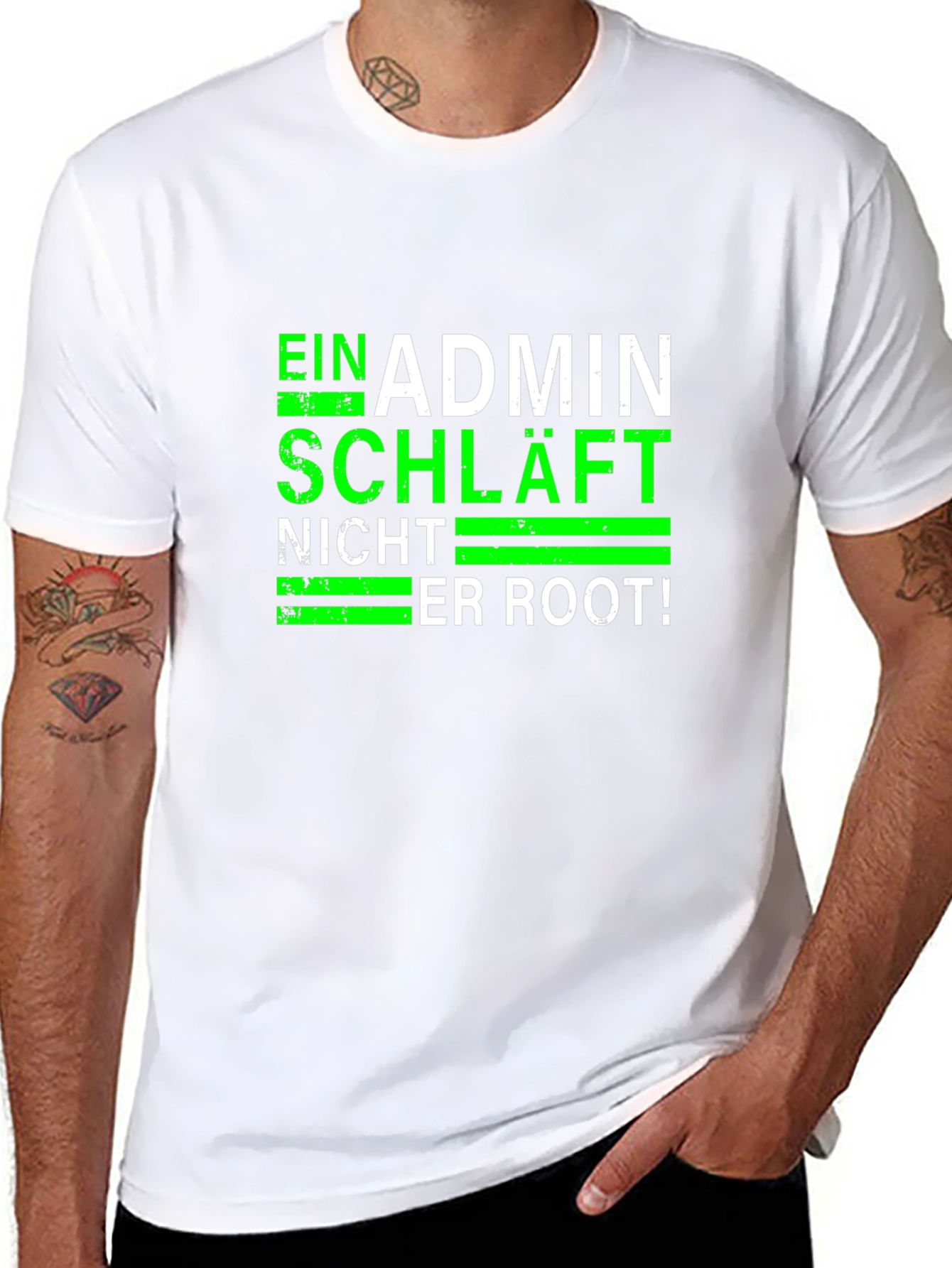 Admin No Sleep Black T-Shirt