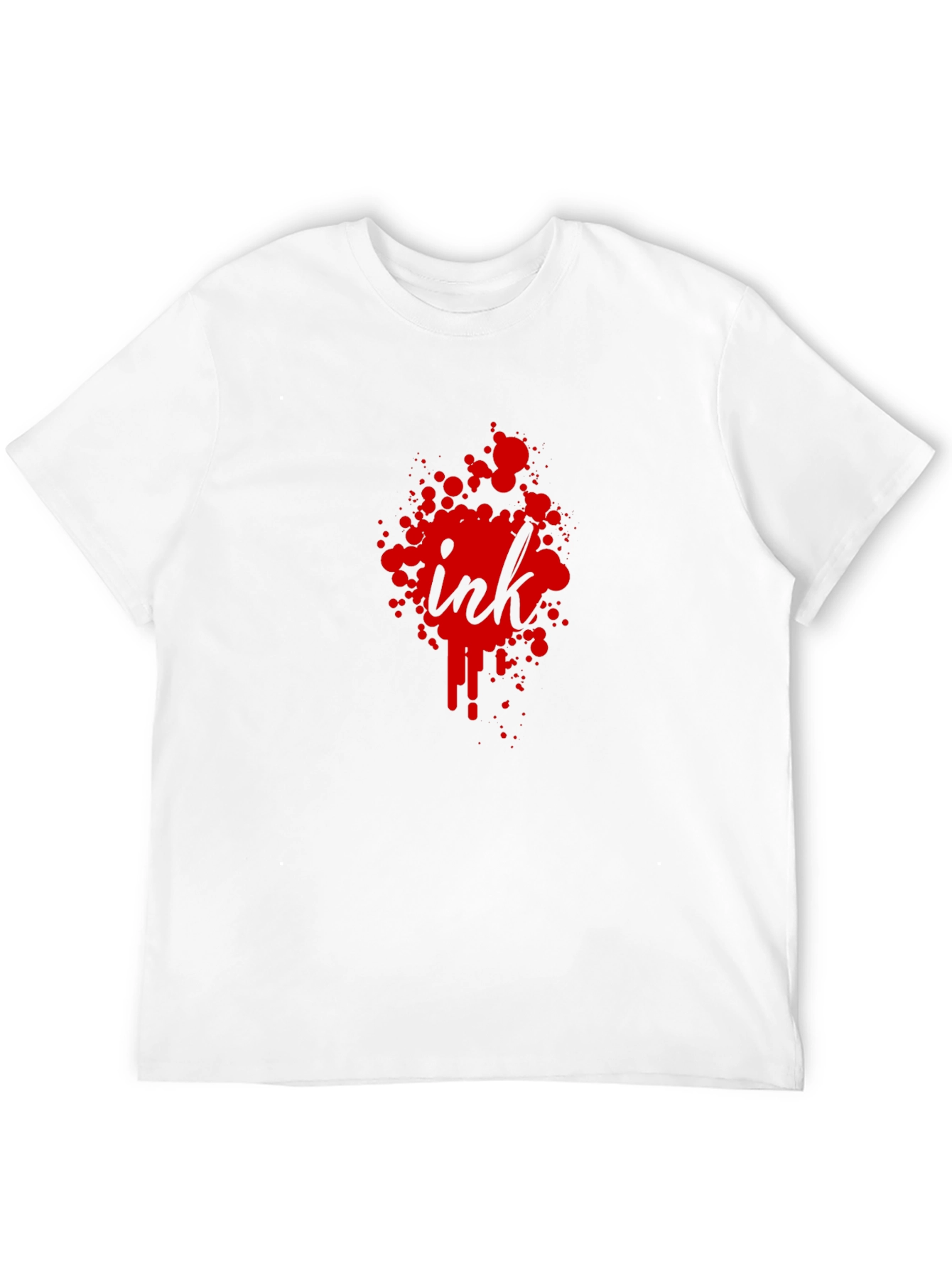 Ink Splatter T-Shirt - Mens Graphic Tee