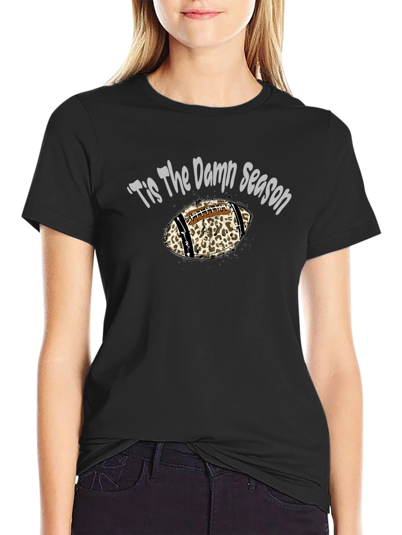 Tis The Damn Season Football T-Shirt