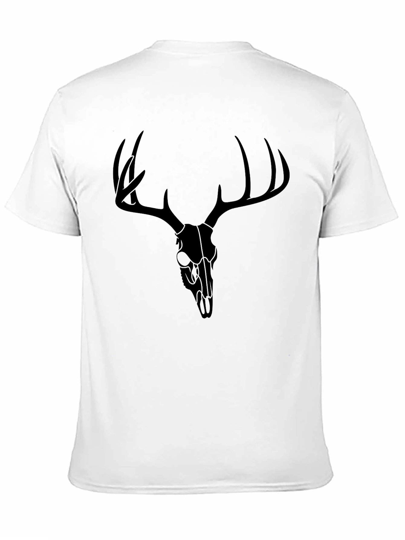 Deer Skull Graphic T-Shirt - Mens Black Tee