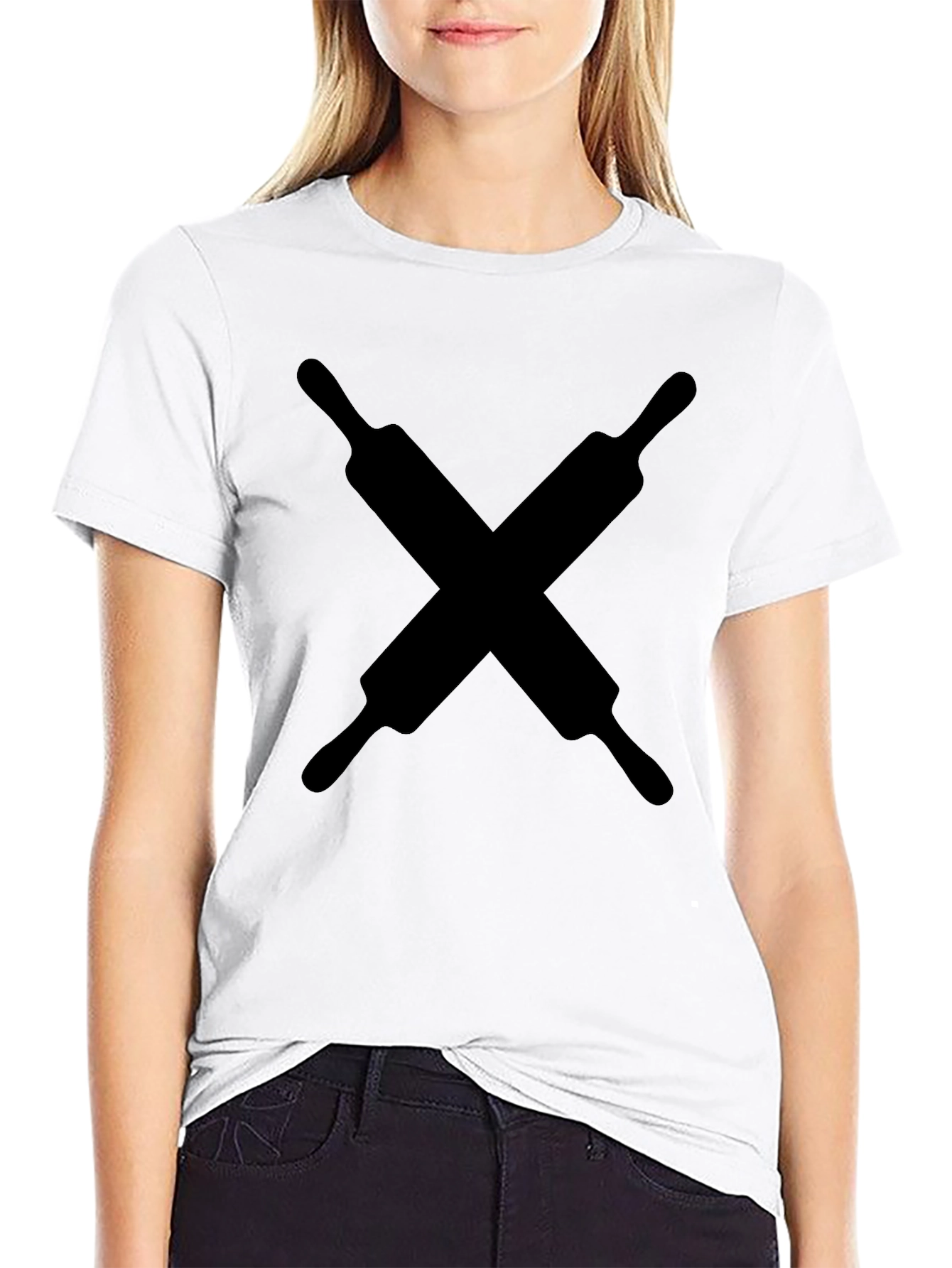 Crossed Rolling Pins Graphic Tee