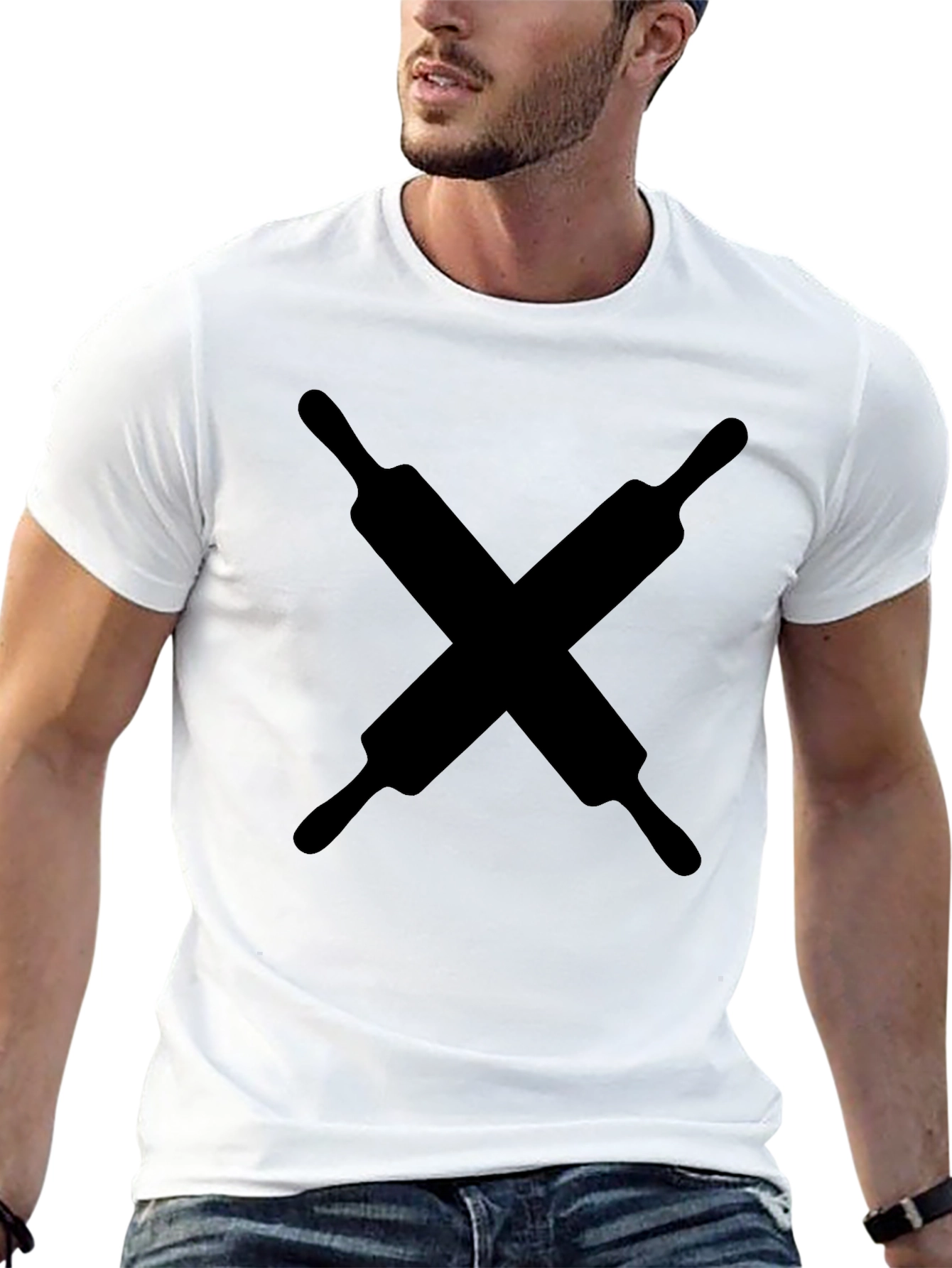 Crossed Rolling Pins Graphic Tee
