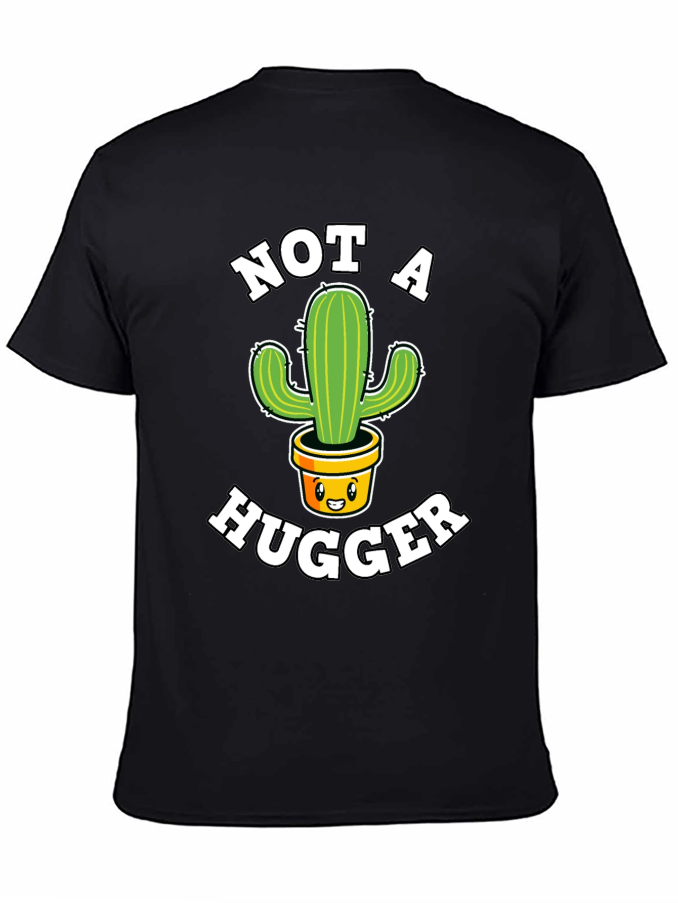 Not A Hugger Cactus Graphic Tee
