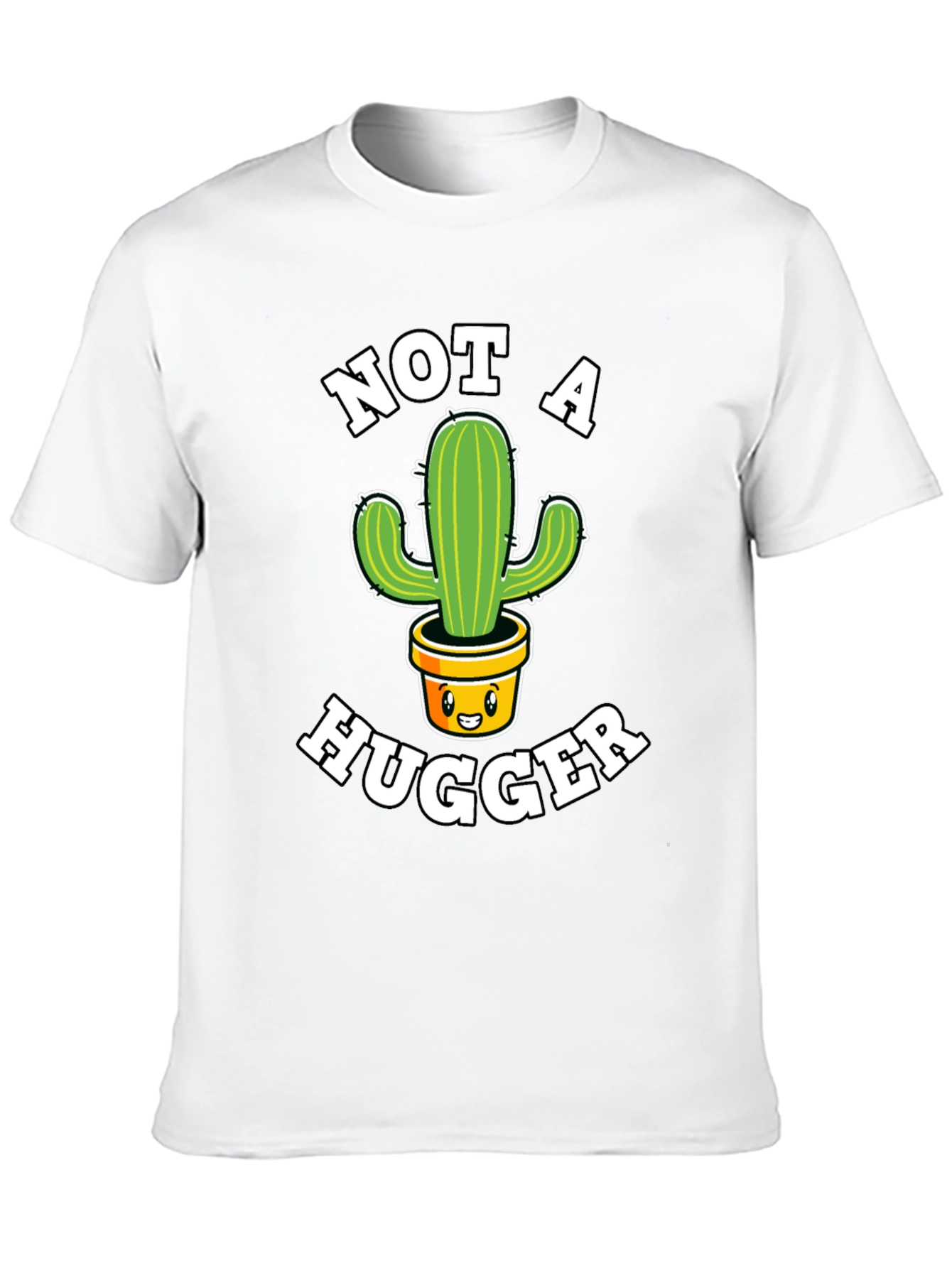 Not A Hugger Cactus Graphic Tee