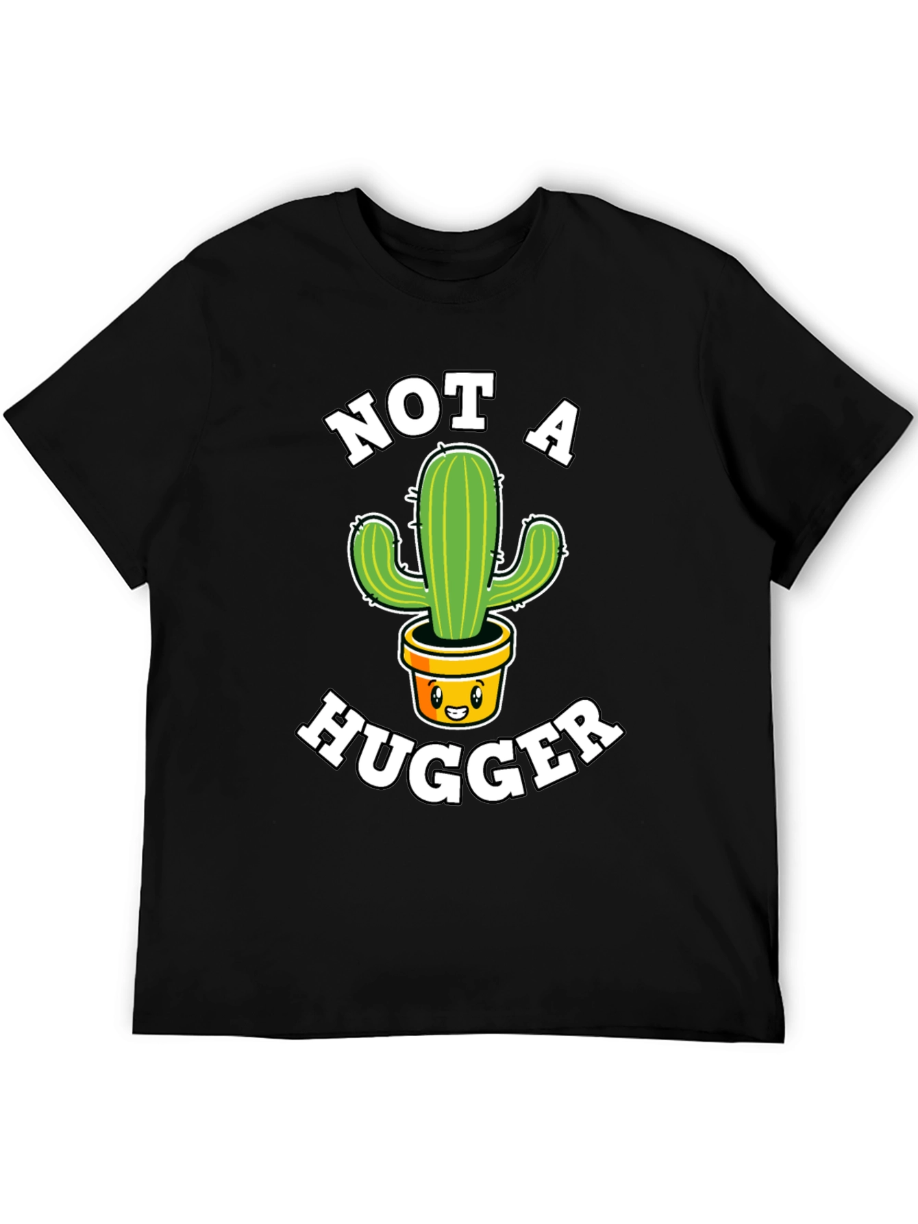 Not A Hugger Cactus Graphic Tee