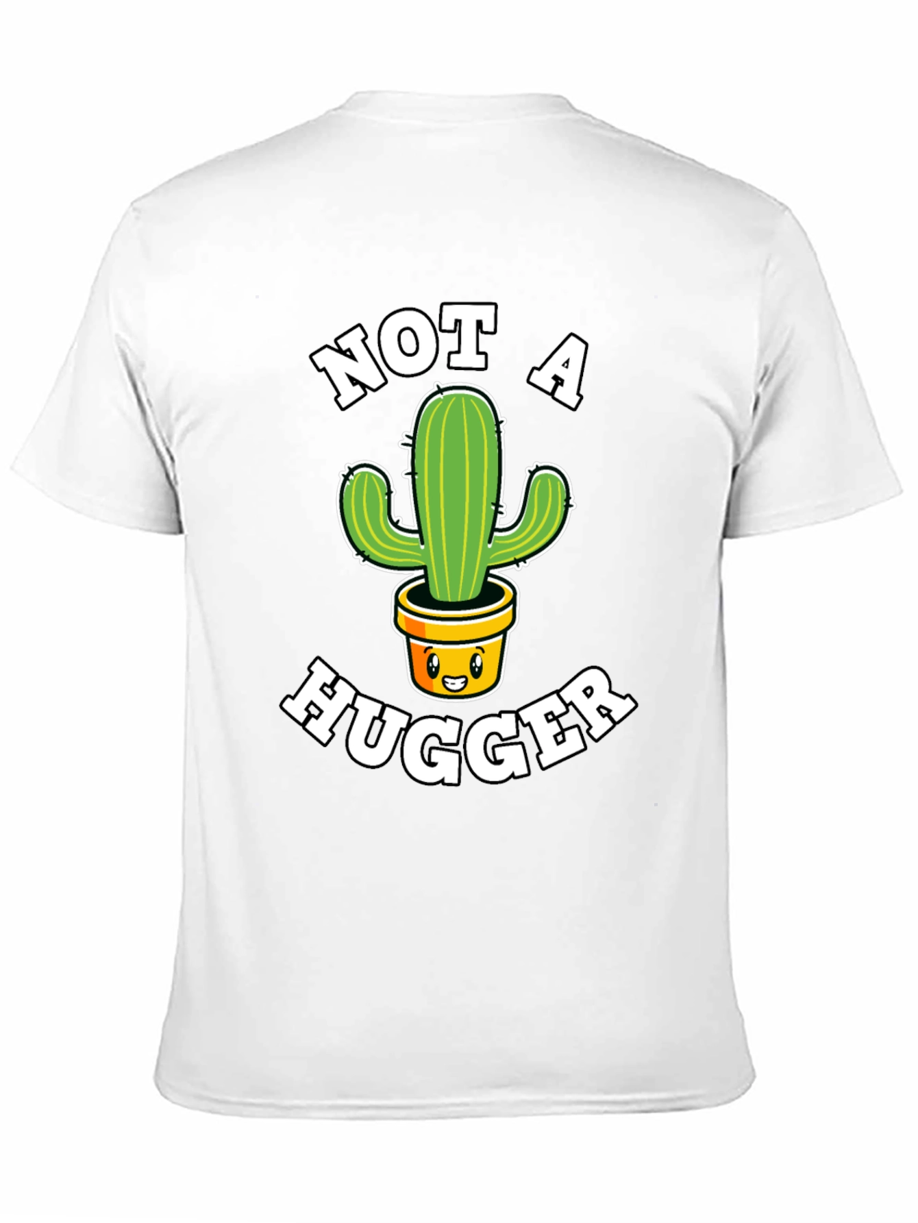 Not A Hugger Cactus Graphic Tee
