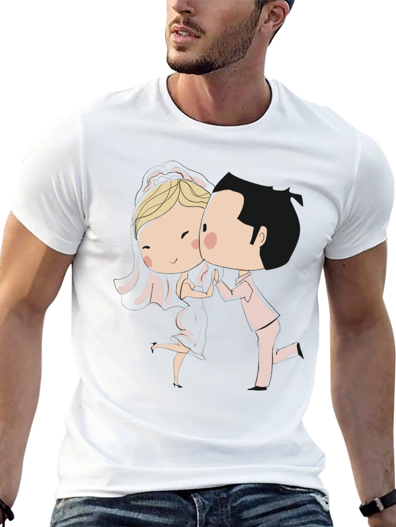 Cartoon Dance T-Shirt - Black Graphic Tee