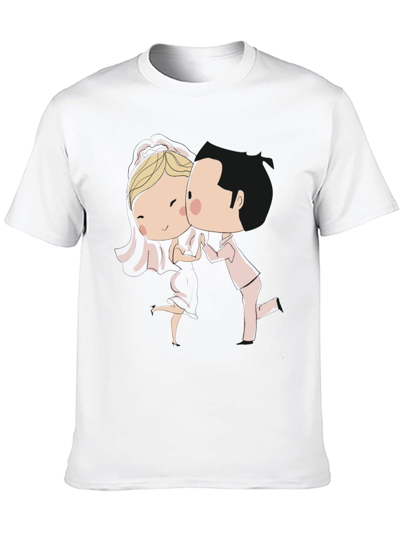 Cartoon Dance T-Shirt - Black Graphic Tee