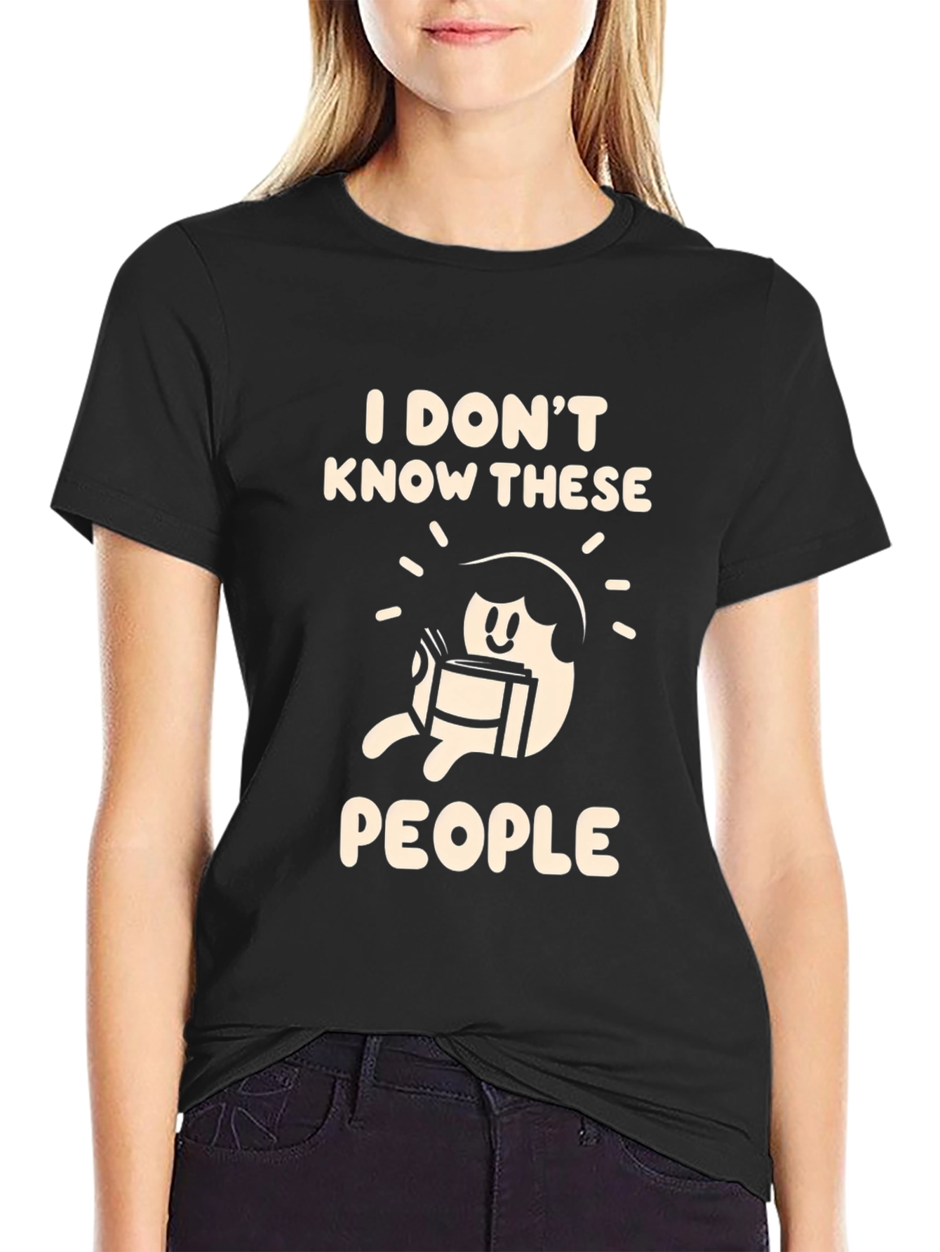 I Dont Know These People Graphic Tee