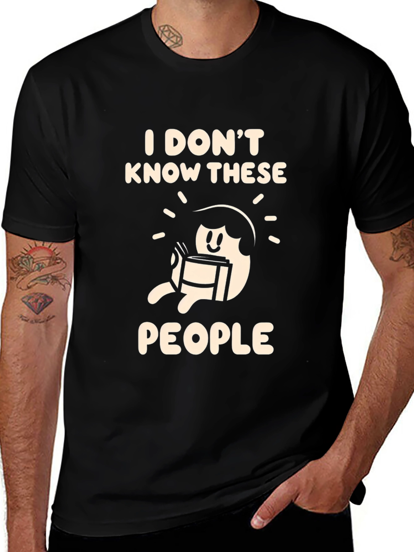 I Dont Know These People Graphic Tee