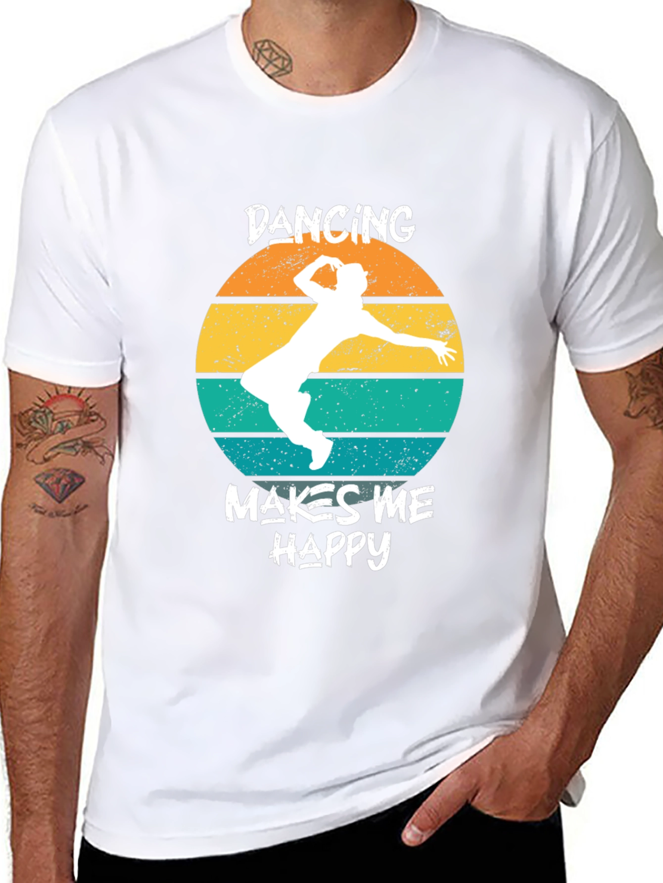 Dancing Makes Me Happy Graphic Tee