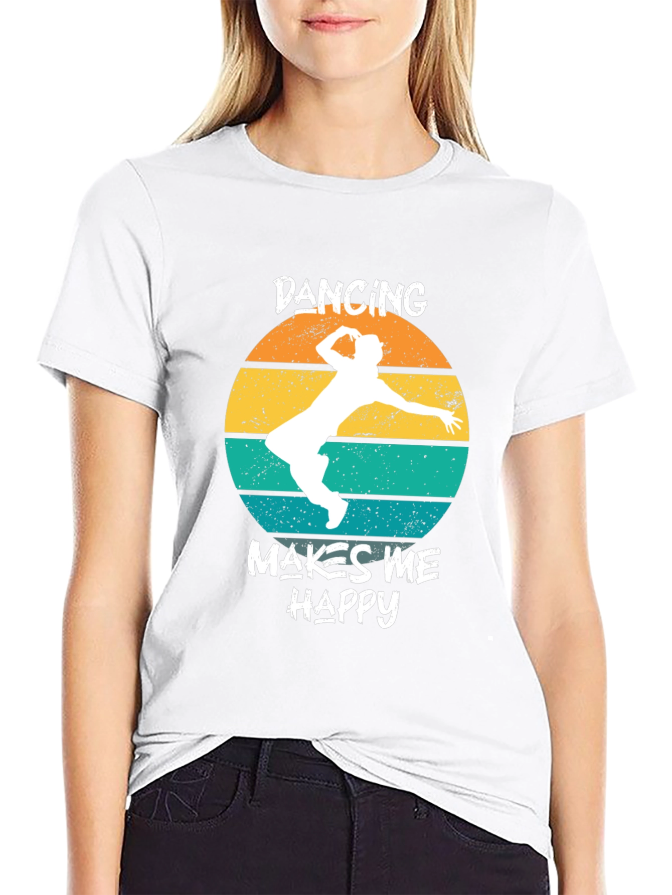 Dancing Makes Me Happy Graphic Tee