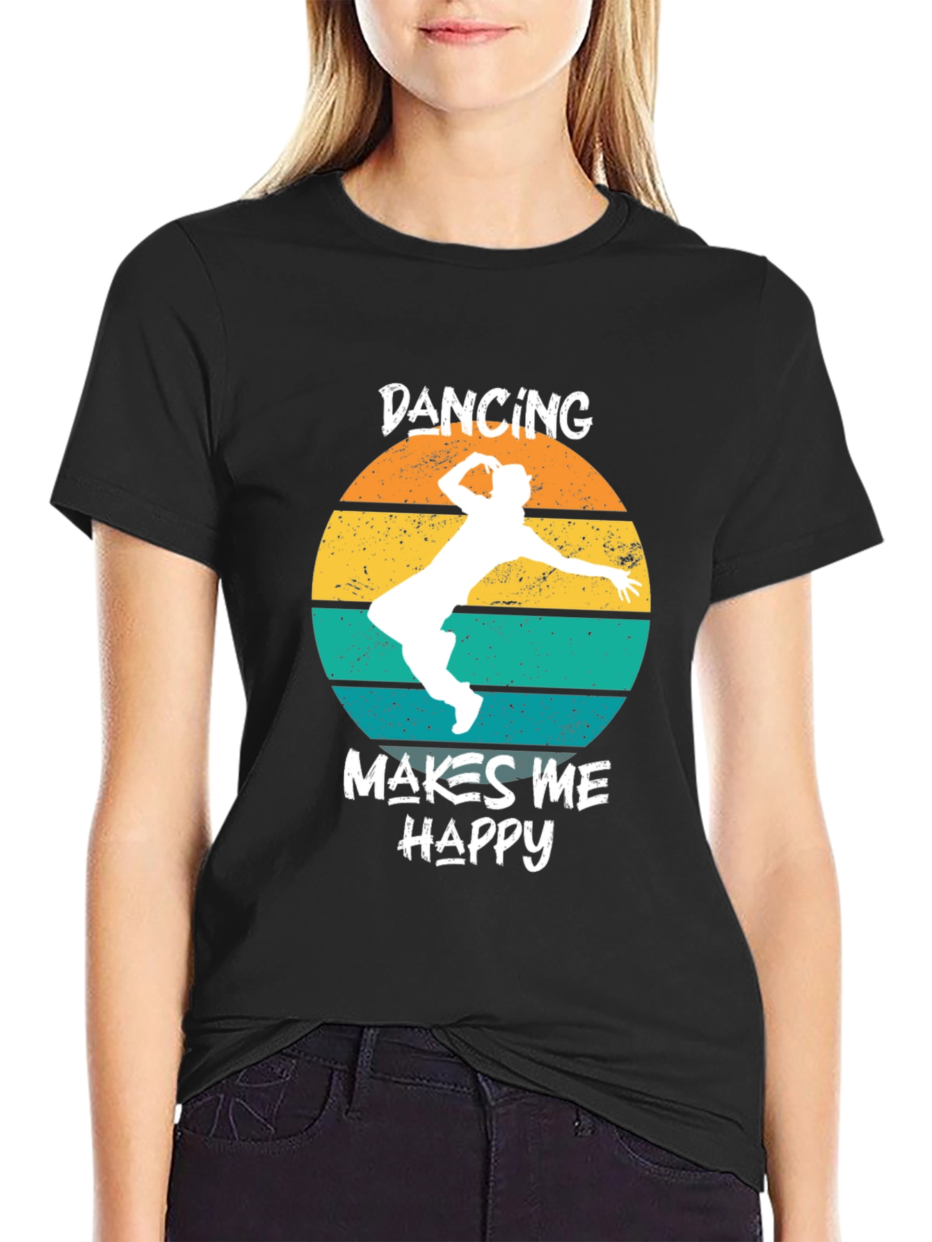 Dancing Makes Me Happy Graphic Tee