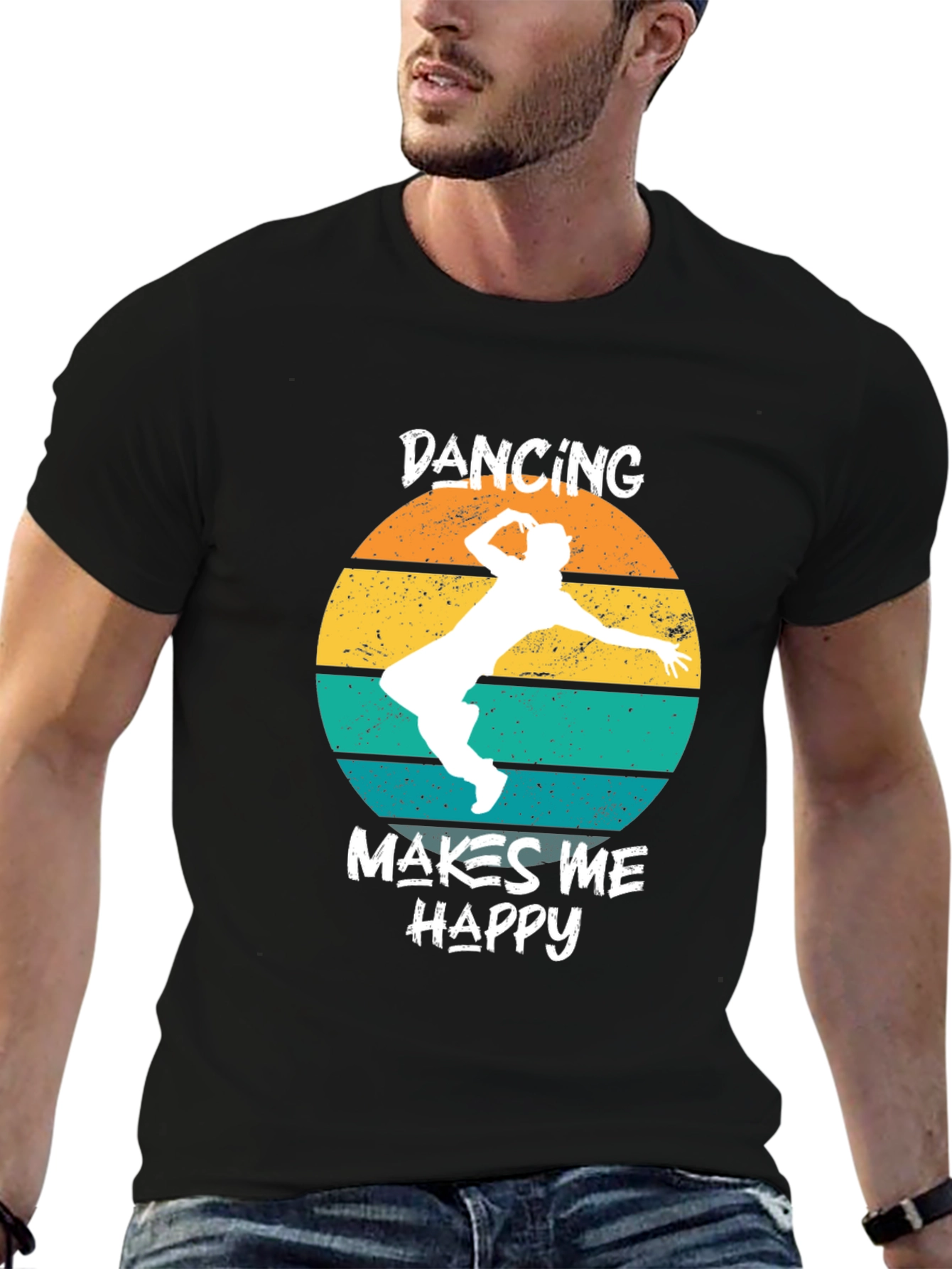 Dancing Makes Me Happy Graphic Tee