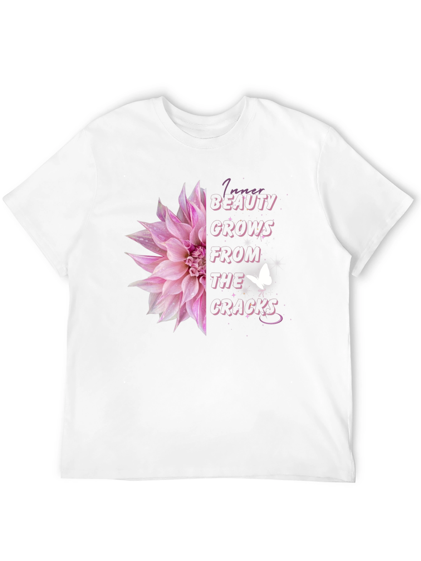 Floral Inspirational T-Shirt - Inner Beauty