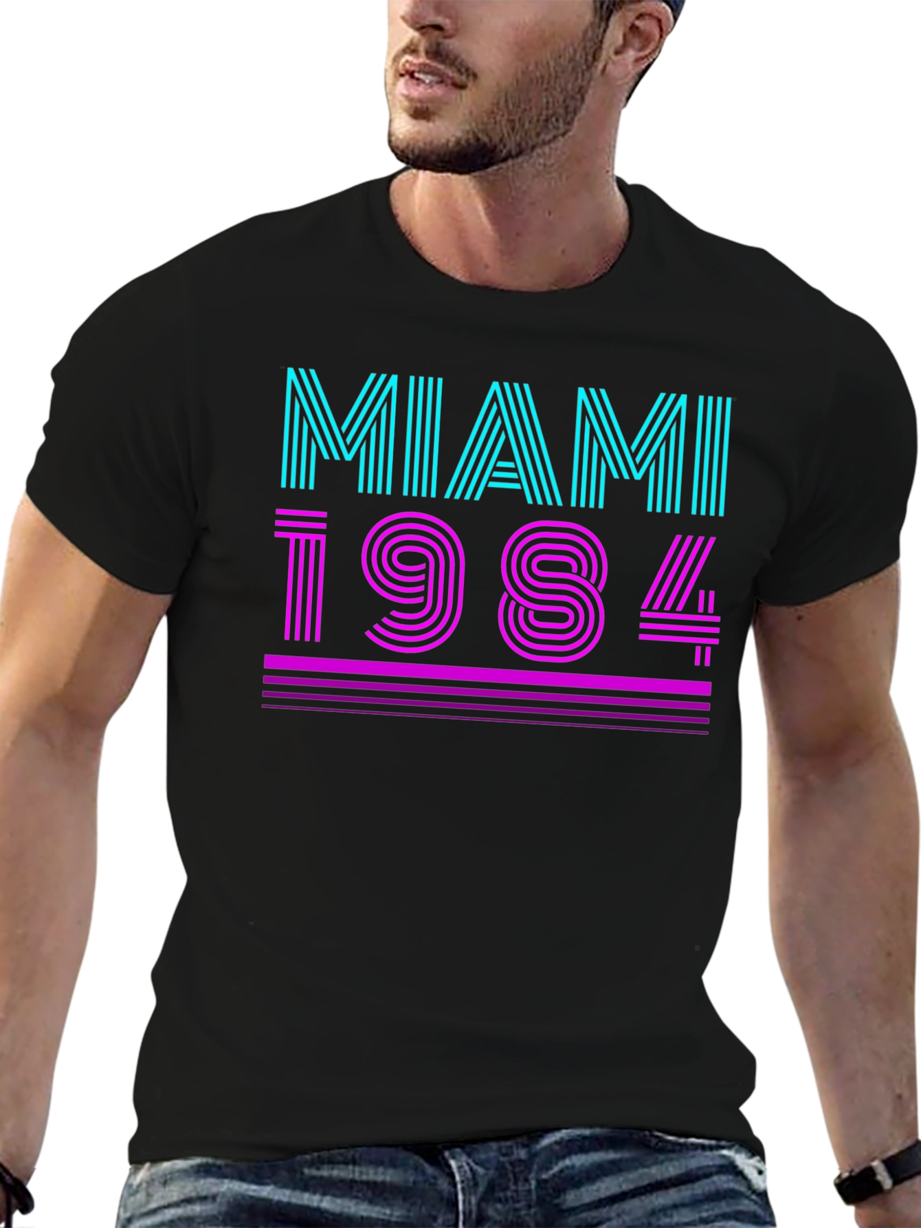 Miami 1984 T-Shirt - Retro Style