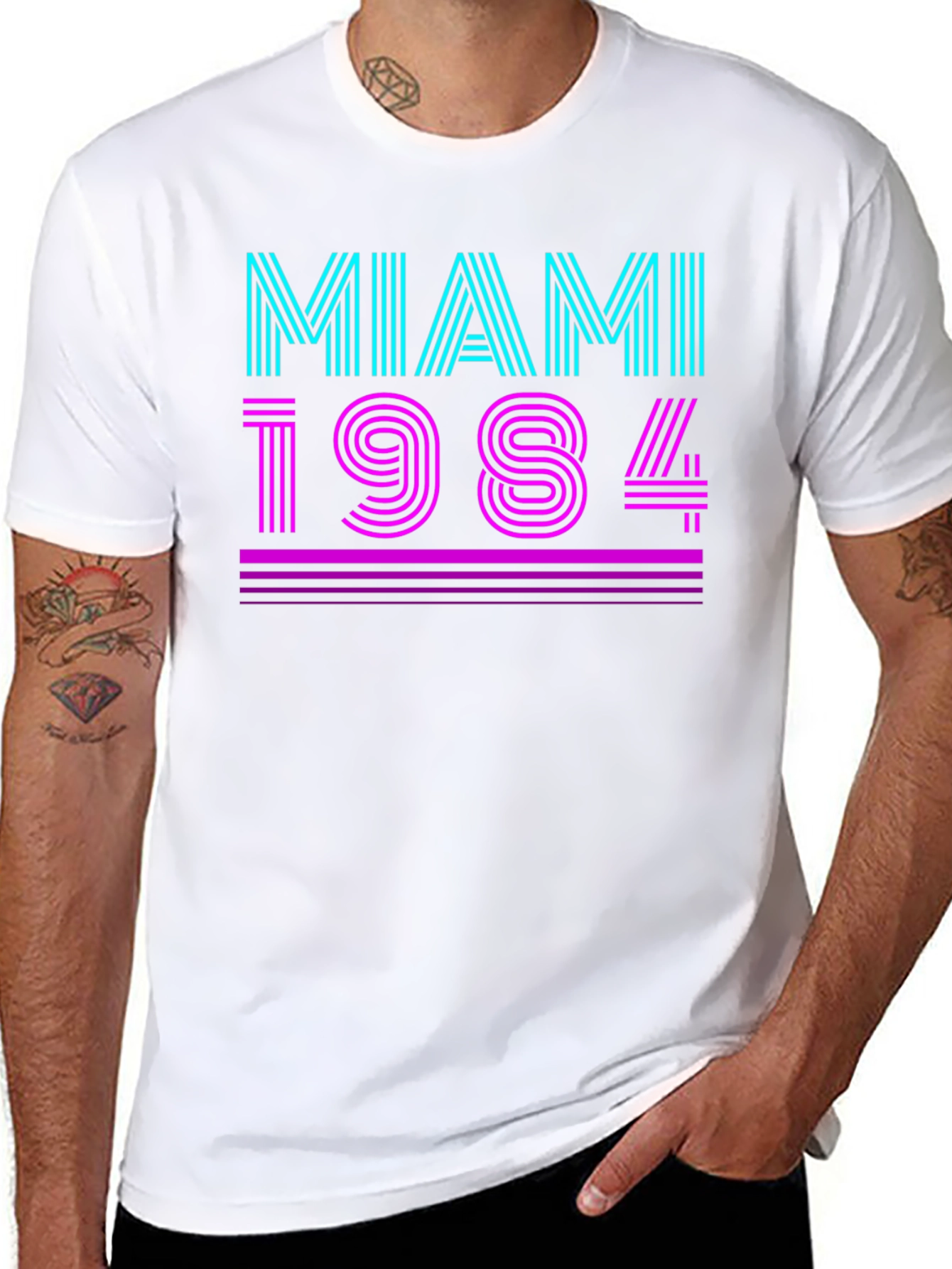 Miami 1984 T-Shirt - Retro Style