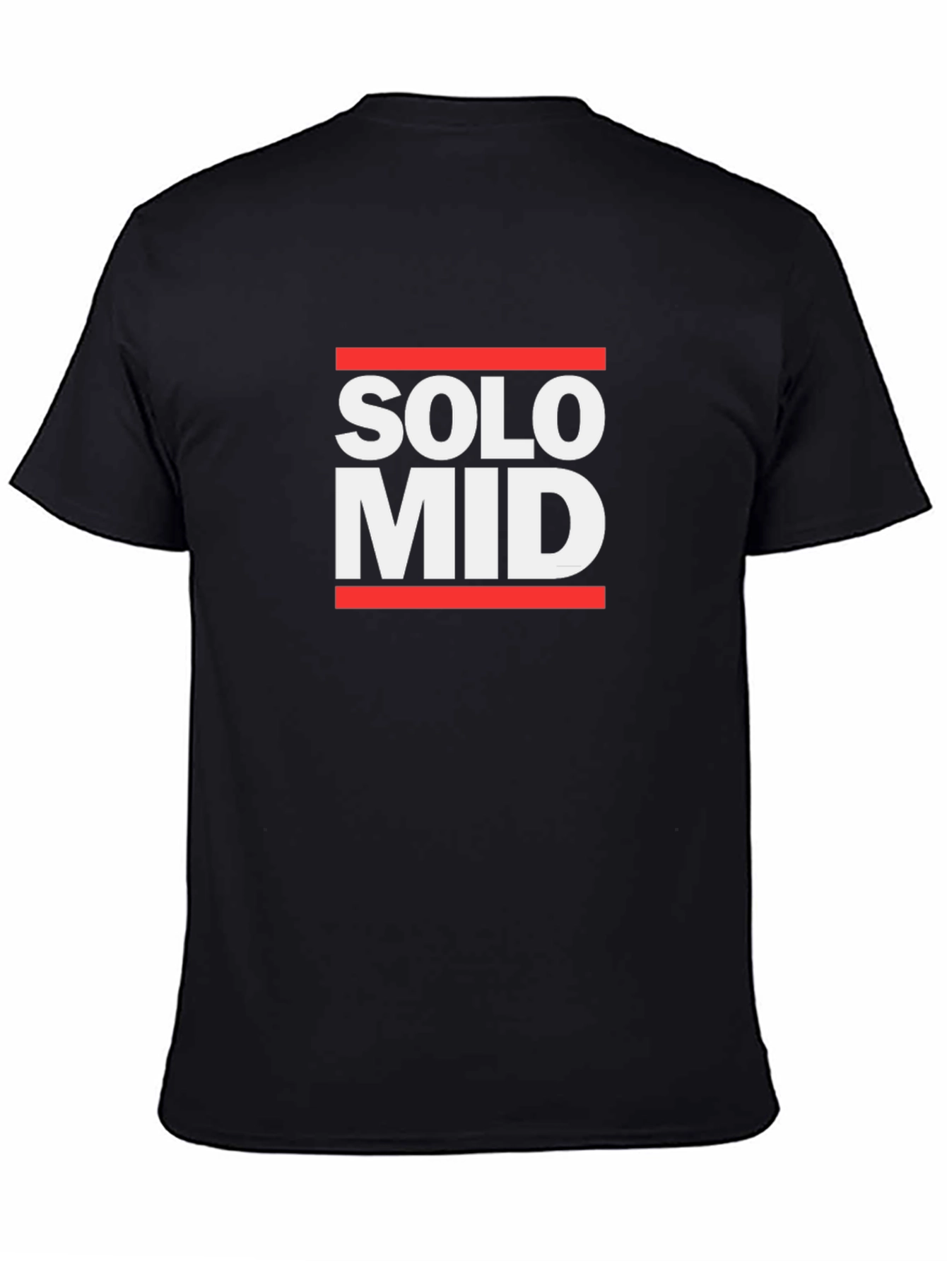 Solo Mid Black Graphic T-Shirt