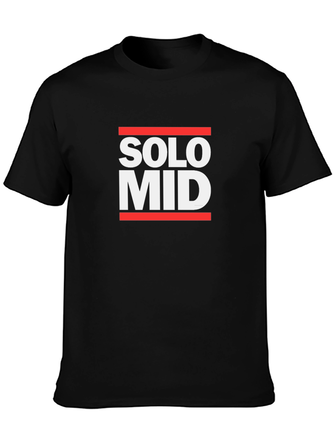 Solo Mid Black Graphic T-Shirt